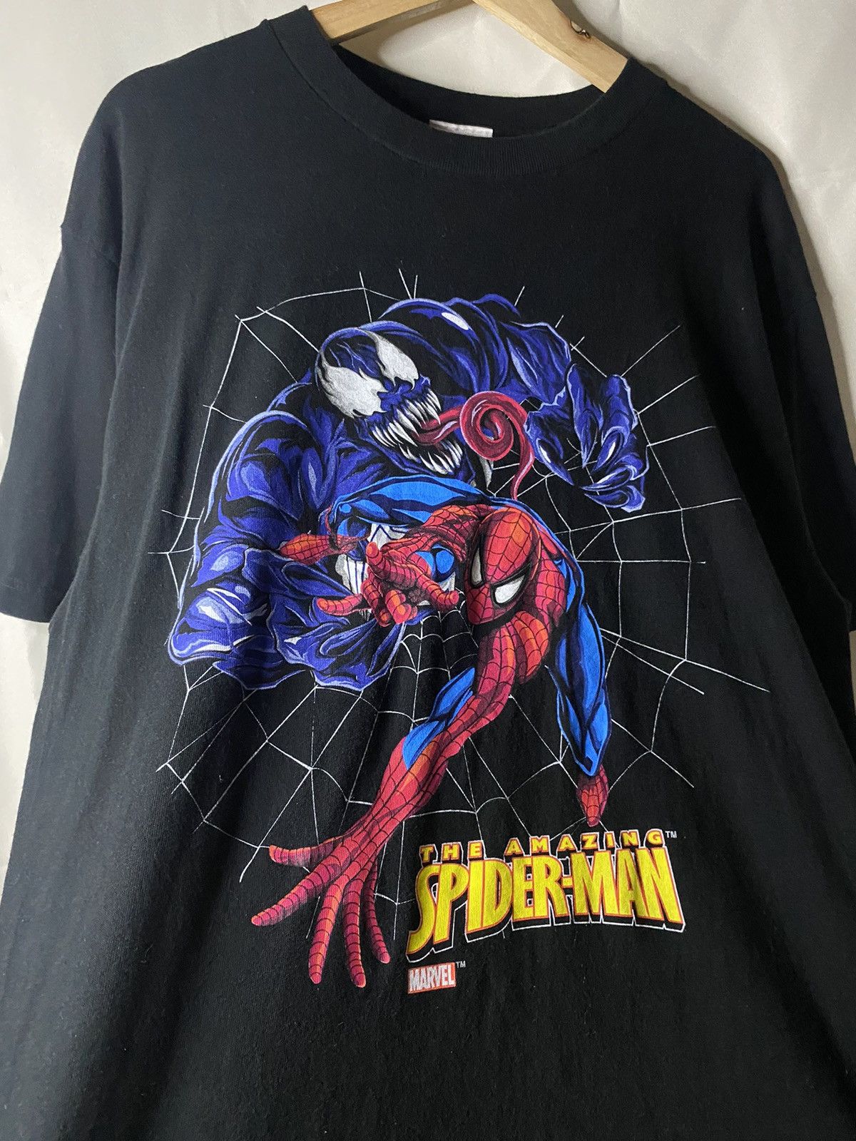 Marvel Comics × Universal Studios × Vintage Vintage Rare Venom Spiderman Universal Studio Size US XL / EU 56 / 4 - 1 Thumbnail