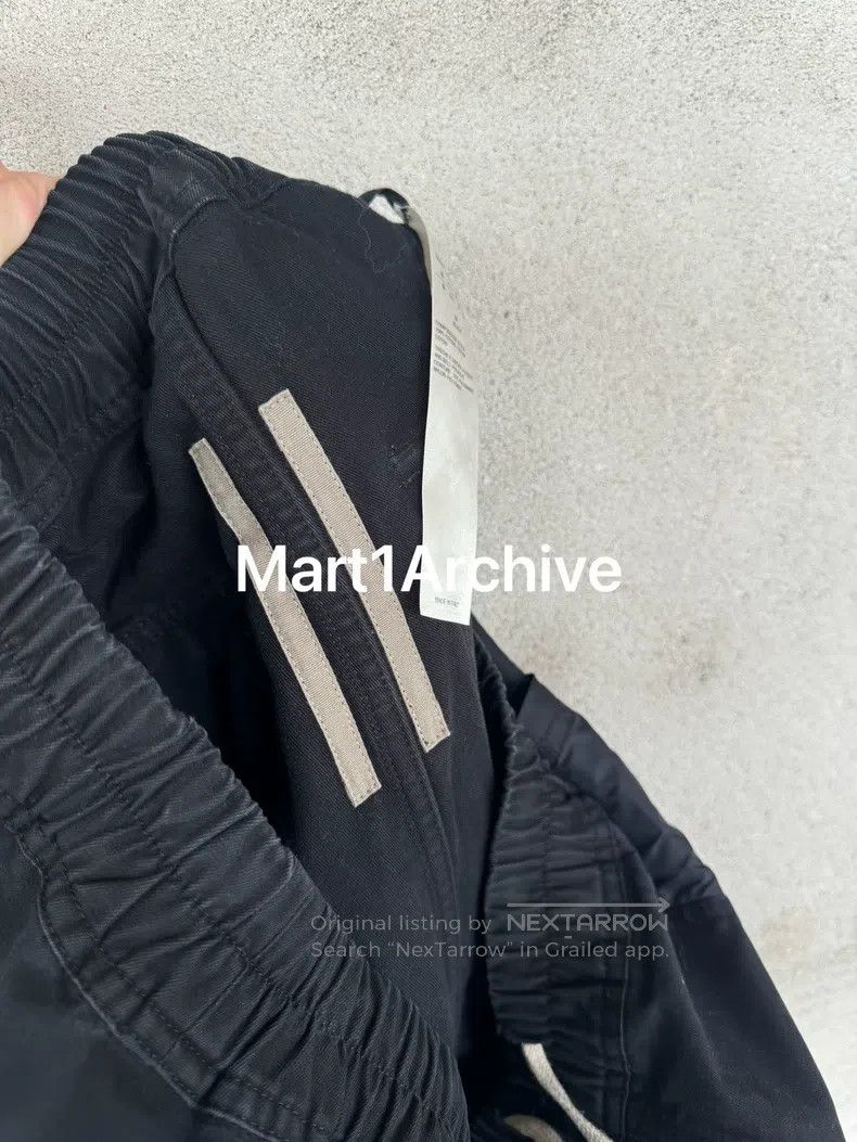Rick Owens RICK OWENS size M Classic Black Double Ring Pants Size US 27 - 7 Thumbnail