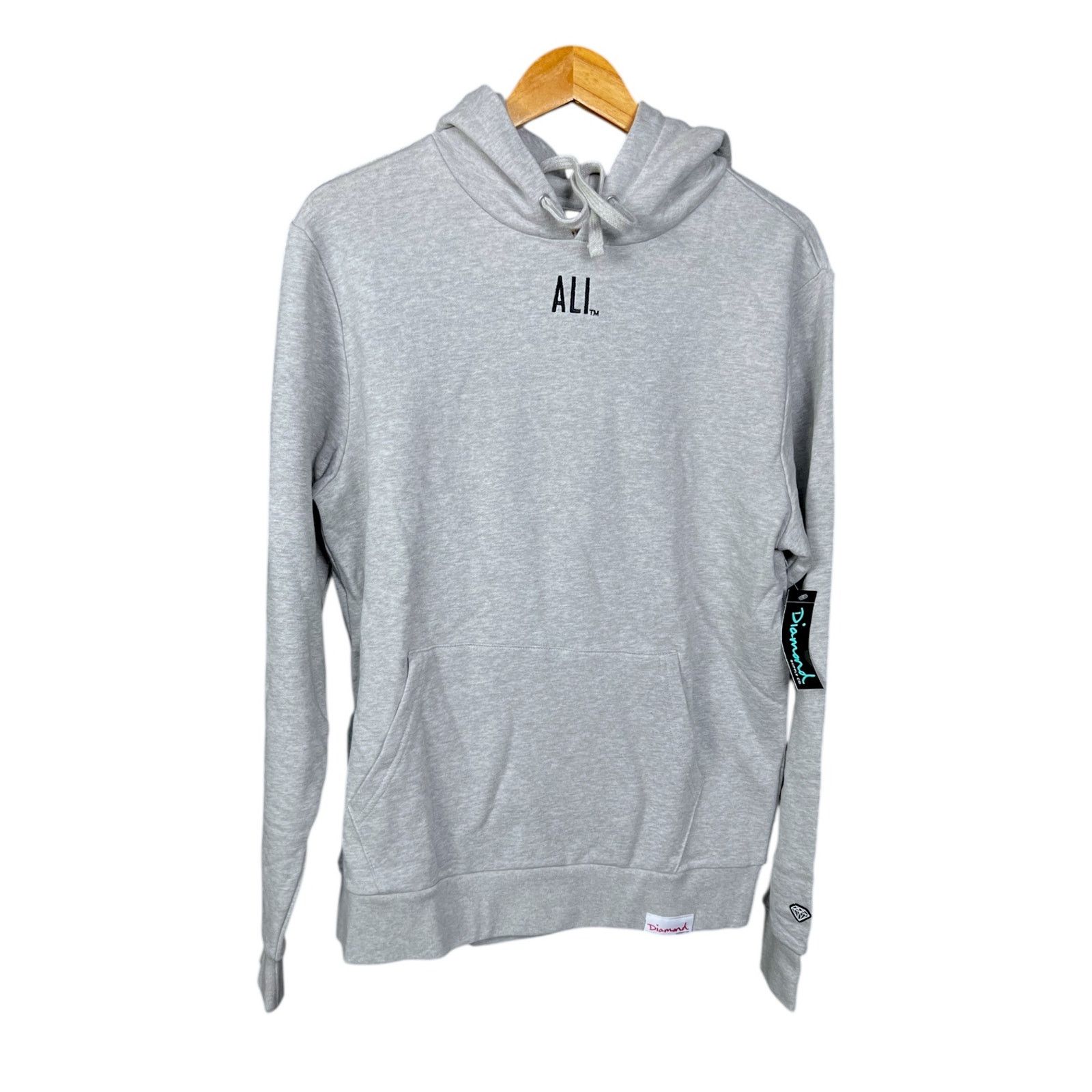 Diamond Supply Co. Diamond Supply Co. Men's Medium Muhammad Ali Gray Hoodie NWT Size US M / EU 48-50 / 2 - 10 Thumbnail