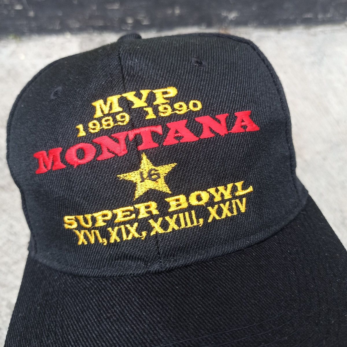 Vintage Vintage 90's LA Gear Joe Montana Snapback Hat Size ONE SIZE - 9 Thumbnail