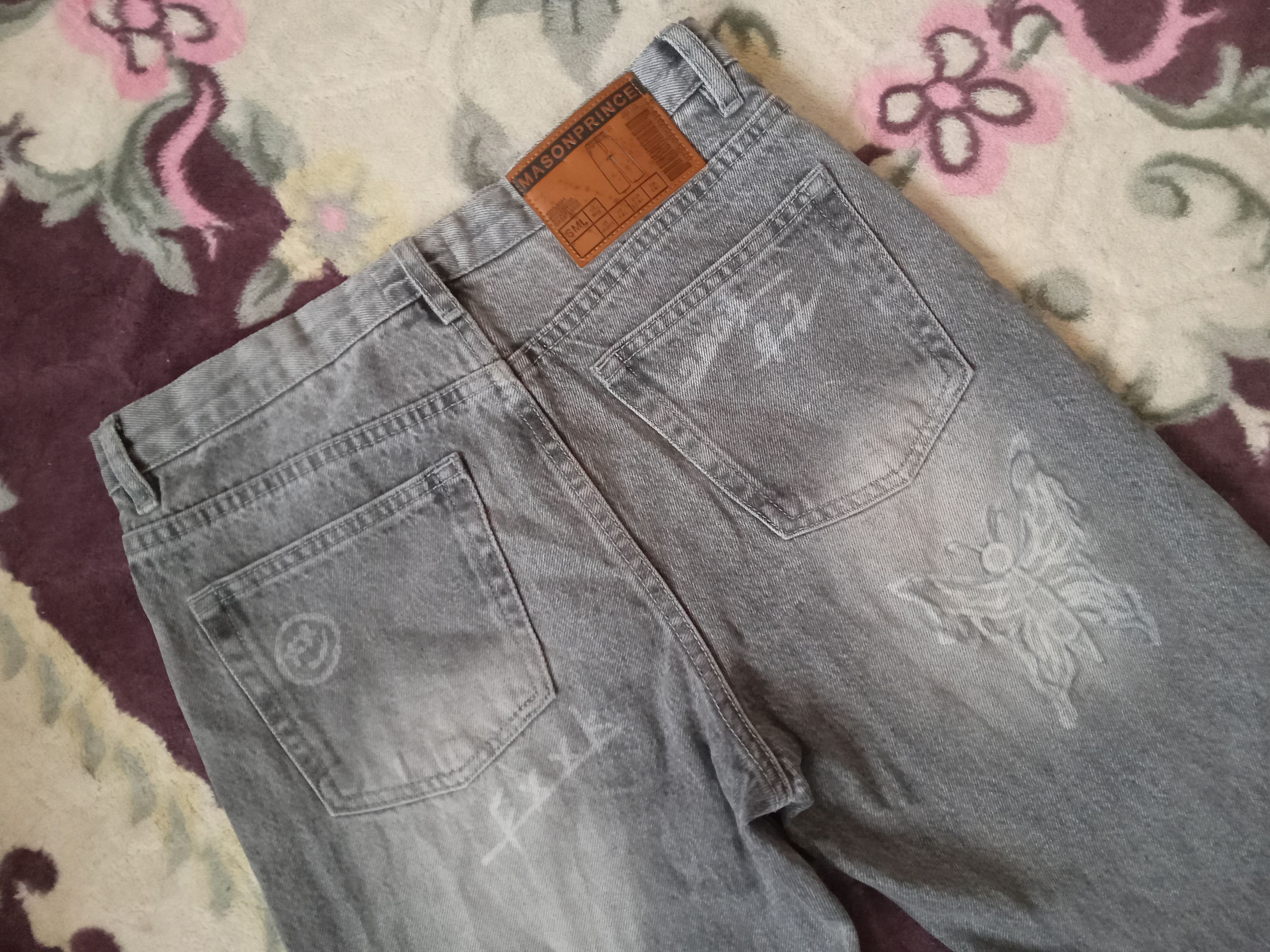 Other Vintage M.P Studios Mason Prince Flare Distressed Jeans Size US 30 / EU 46 - 7 Thumbnail