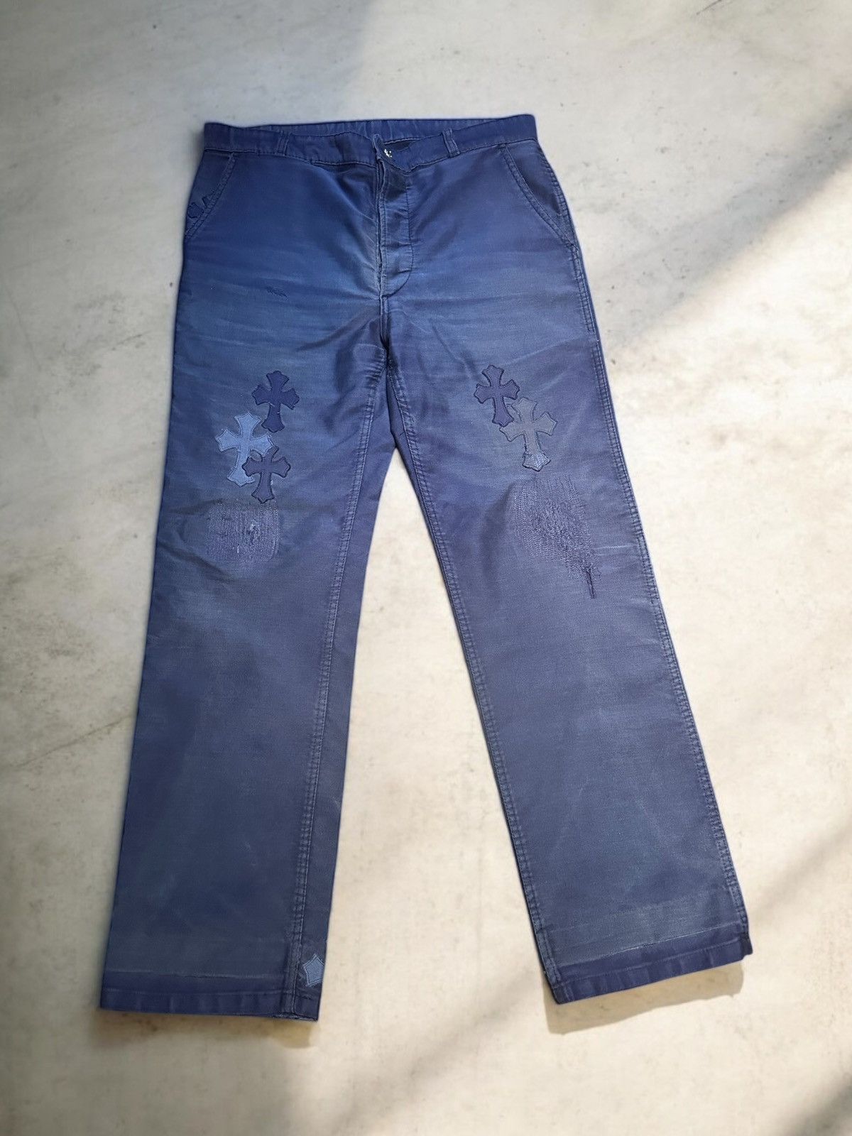 Chrome Hearts Chrome Hearts French Work Chore Pants Size US 34 / EU 50 - 2 Thumbnail