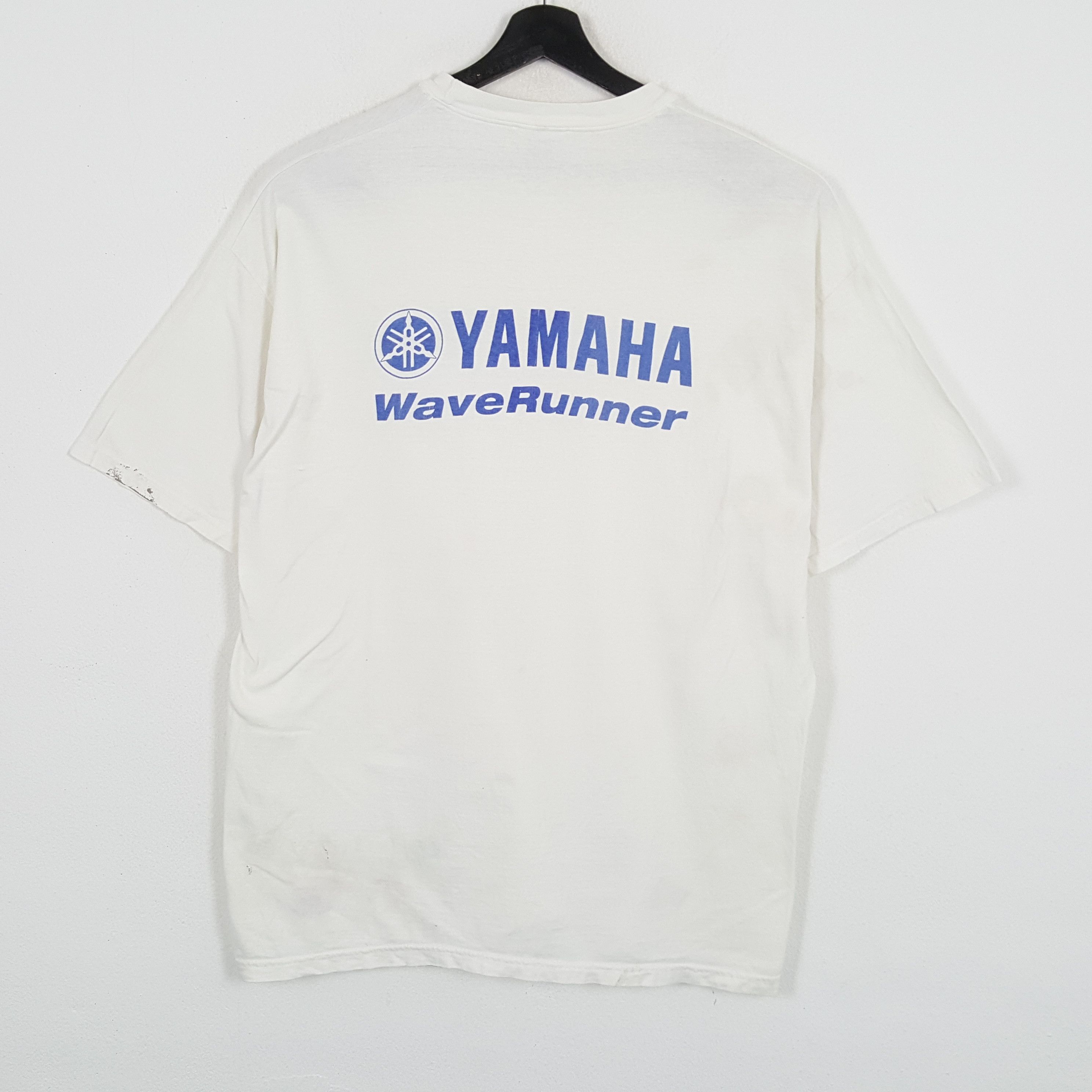 Vintage × Yamaha YAMAHA Japanese Motorcycle Brand Vintage Tshirt Size US XL / EU 56 / 4 - 1 Thumbnail