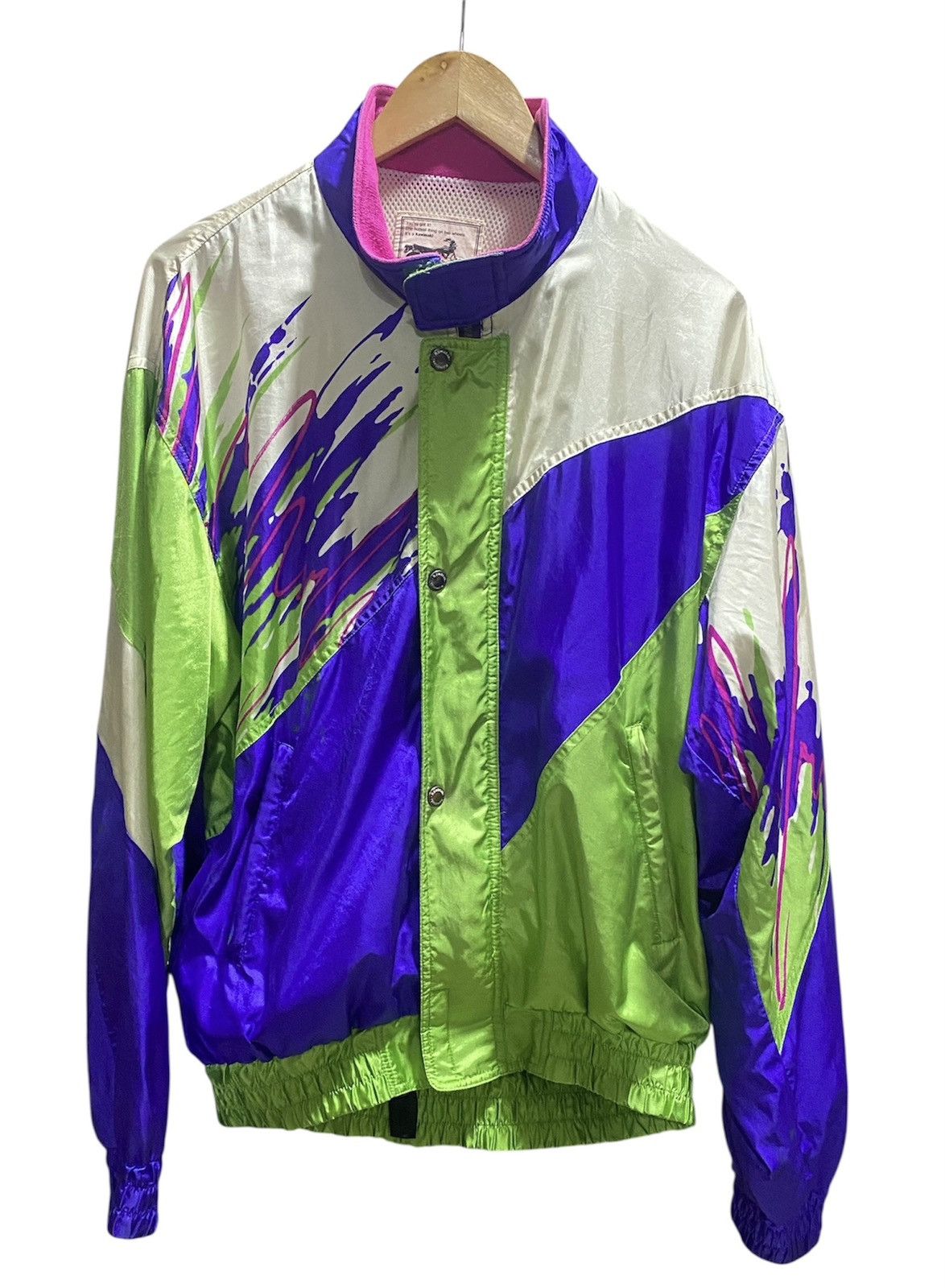 Vintage Vintage Kawasaki Motorcycle Design Jacket Size US L / EU 52-54 / 3 - 1 Thumbnail