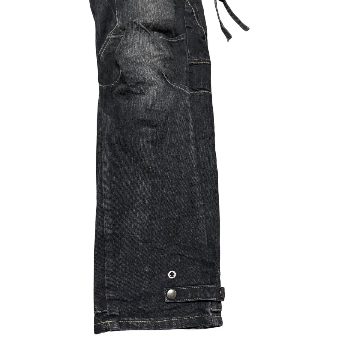 PPFM PPFM Bondage Black Denim Jeans Size US 32 / EU 48 - 11 Thumbnail