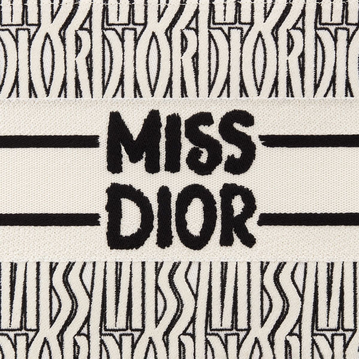 Dior o1bcso1str0226 Size:OS/Medium Book Tote in White/Black Size ONE SIZE - 5 Thumbnail