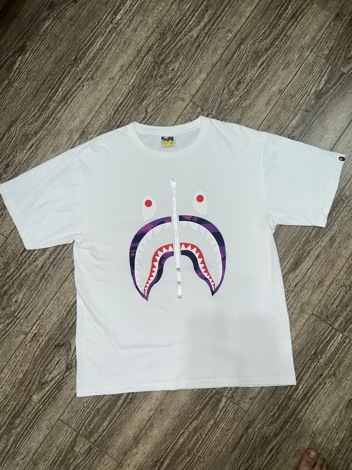 Bape Color Camo Shark Tee Size US XL / EU 56 / 4 - 1 Thumbnail