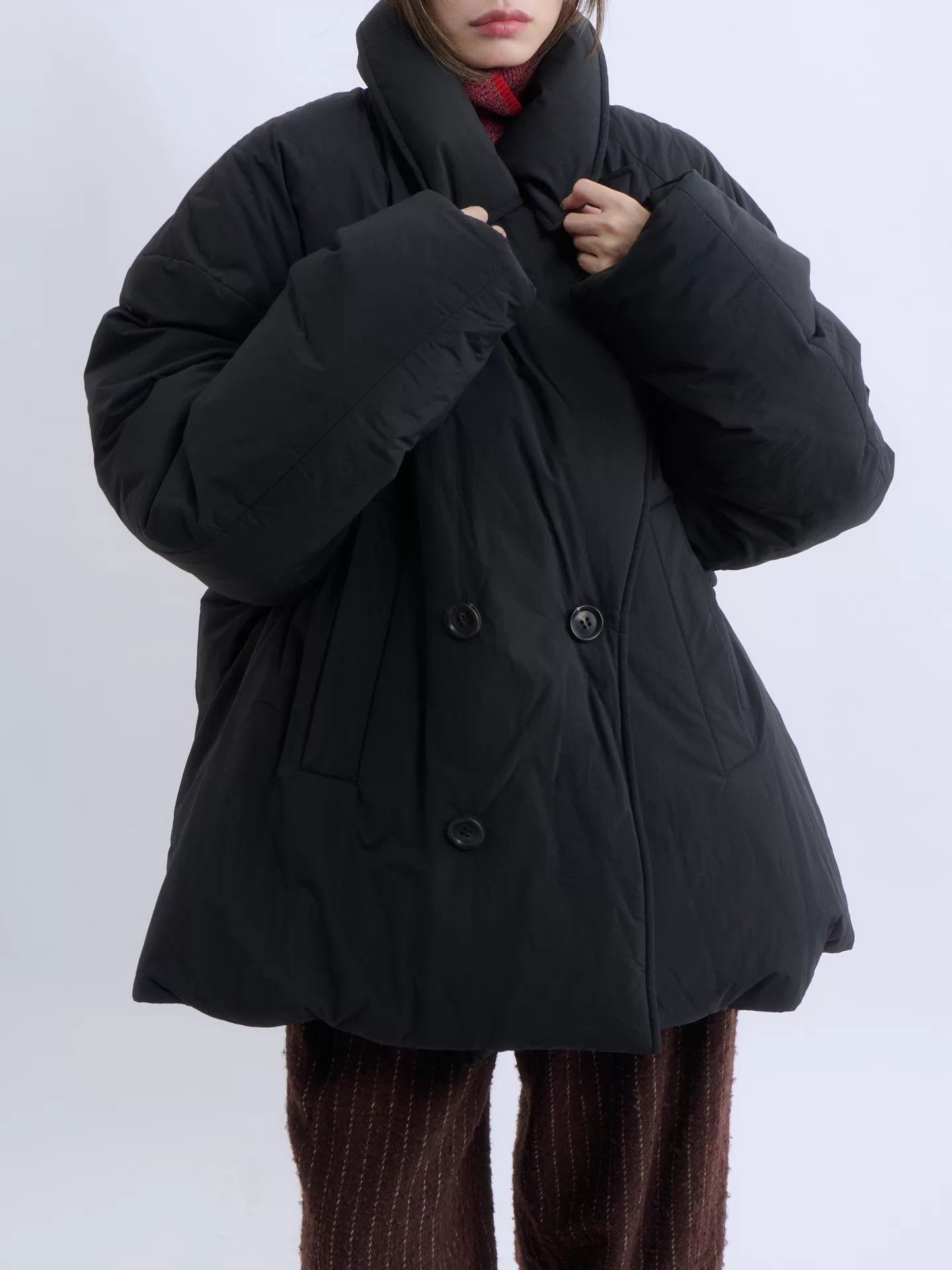 Juun.J JUUN.J 23FW Oversized Black Pea Down Size 48 Unisex Size US M / EU 48-50 / 2 - 6 Thumbnail