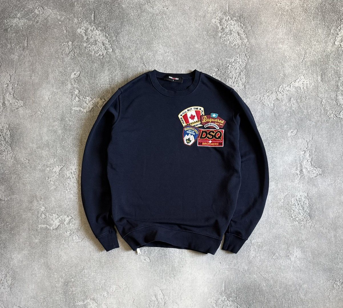 Dsquared2 Dsquared2 L/size big logo sweatshirts jumper pullover Y2K Size US L / EU 52-54 / 3 - 1 Thumbnail