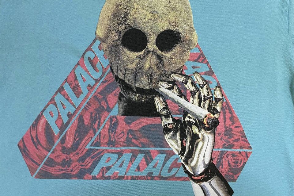 Palace Palace skeledon aqua tee Size US L / EU 52-54 / 3 - 4 Thumbnail