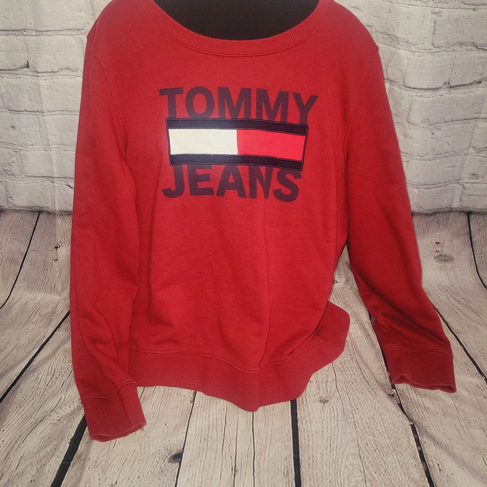 Tommy Hilfiger Tommy Hilfiger Tommy Jeans Women's Sweater Size Large Size L / US 10 / IT 46 - 1 Thumbnail