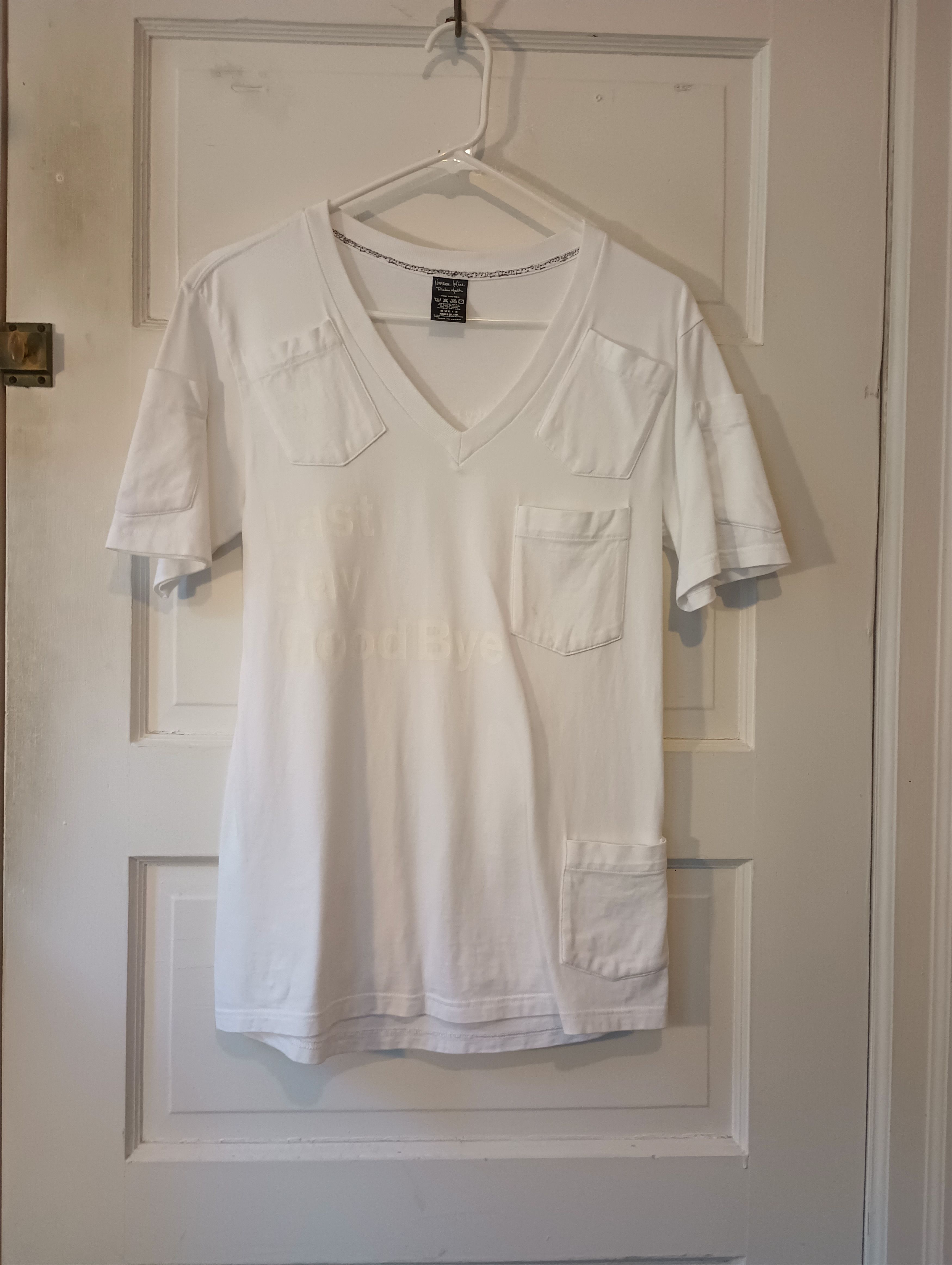Number (N)ine a/w 2009 multi pocket t v neck t shirt