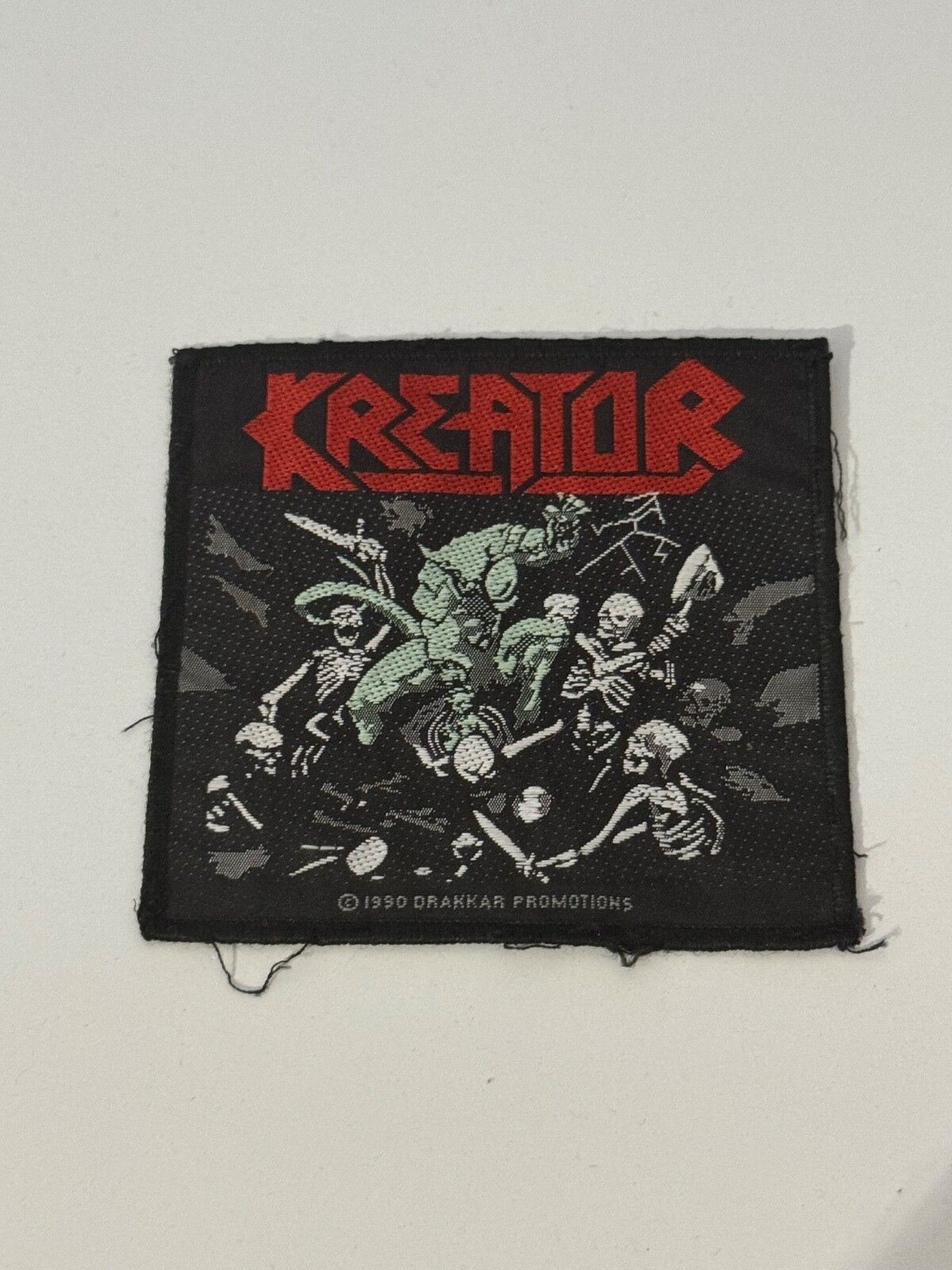 Band Tees Vintage 1990 Kreator Metal Band Small Patch Memorabilia New Size ONE SIZE - 1 Thumbnail