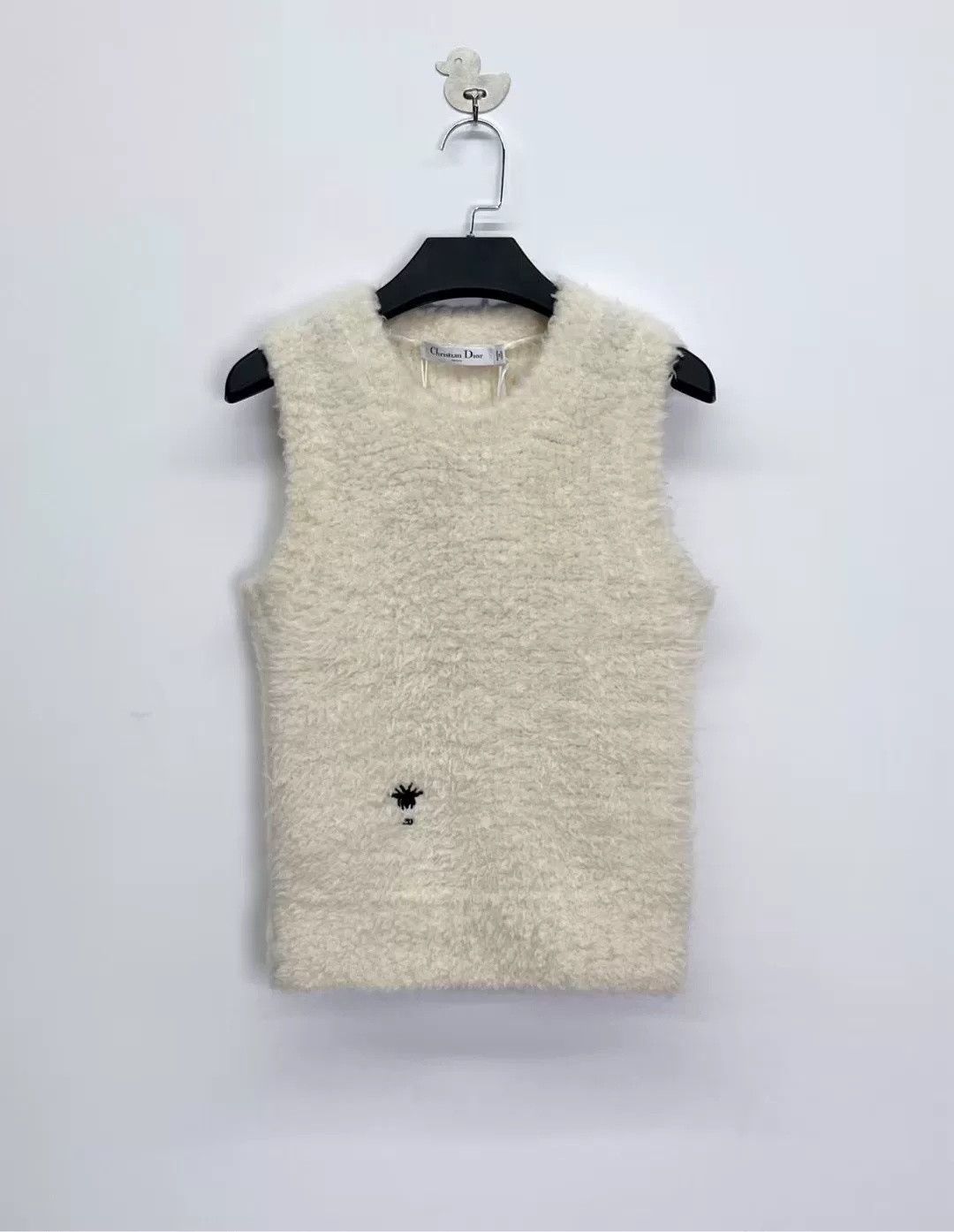 Dior Dior Embroidered Bee Lamb Wool Vest Size US S / EU 44-46 / 1 - 1 Thumbnail