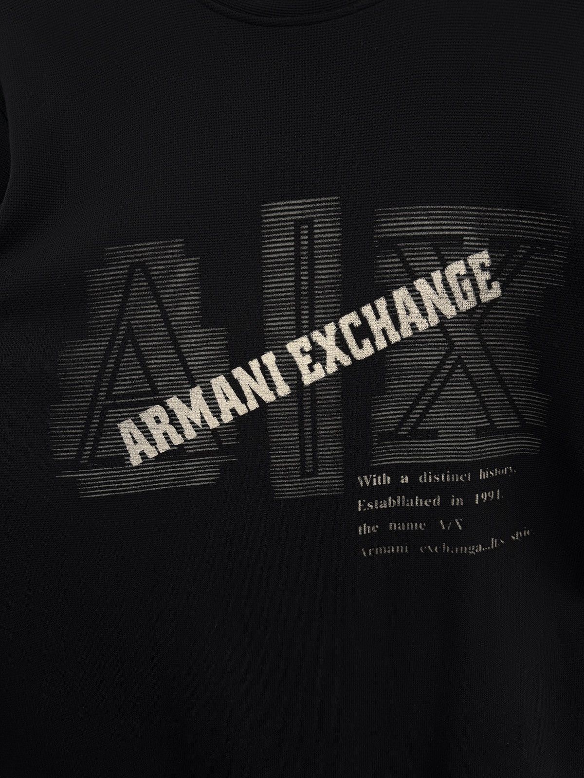 Armani 🇺🇸 Vintage 1991 Armani Exchange Rare T-Shirt Retro Hype Size US M / EU 48-50 / 2 - 4 Thumbnail