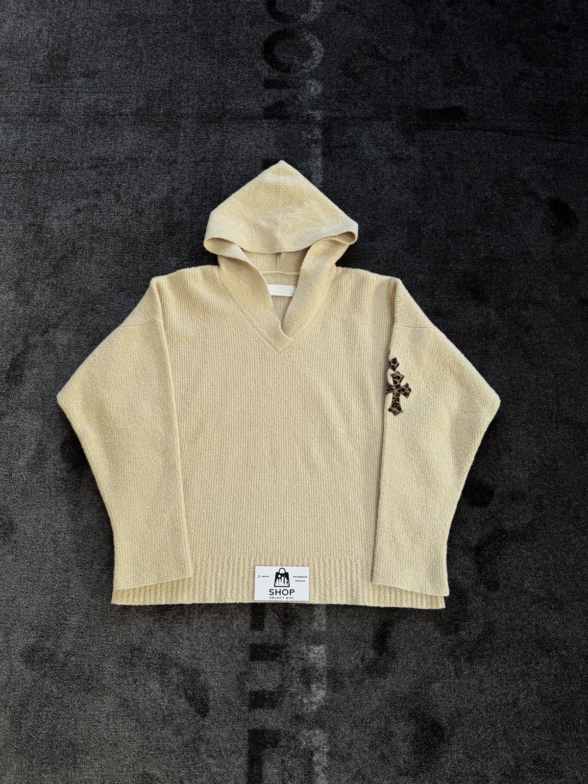 Chrome Hearts BRAND NEW CHROME HEARTS PIMA CREAM CHEETAH PATCH HOODIE Size US S / EU 44-46 / 1 - 1 Thumbnail