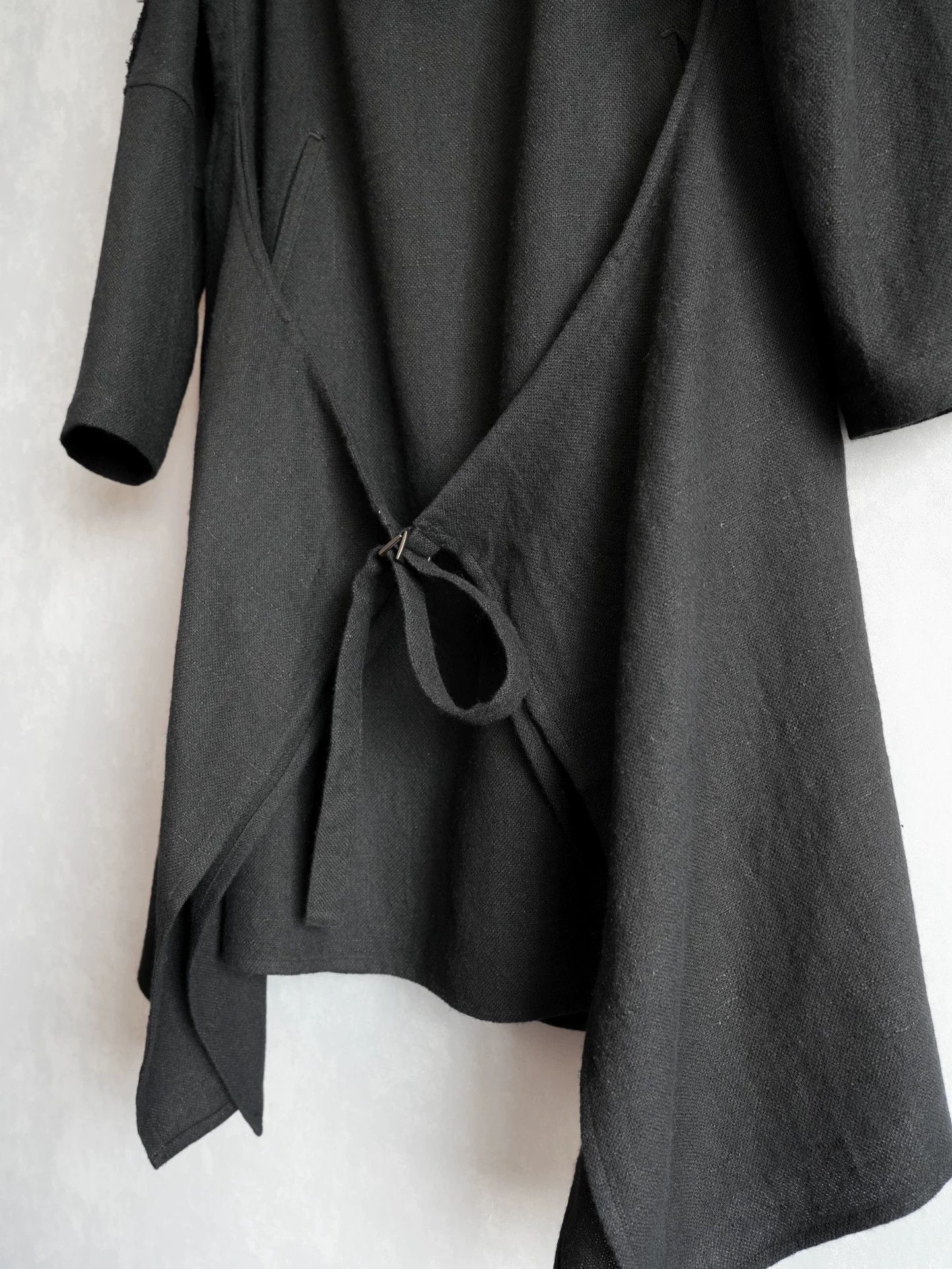 Yohji Yamamoto Yohji Yamamoto 14AW Runway Plain Hooded Coat Size US S / EU 44-46 / 1 - 5 Thumbnail