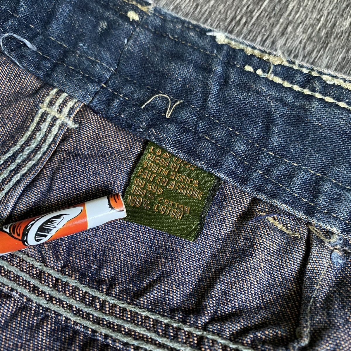 Timberland × Vintage Vintage 1990s Timberland Carpenter Baggy Denim Jeans 33x30 Size US 33 - 10 Thumbnail
