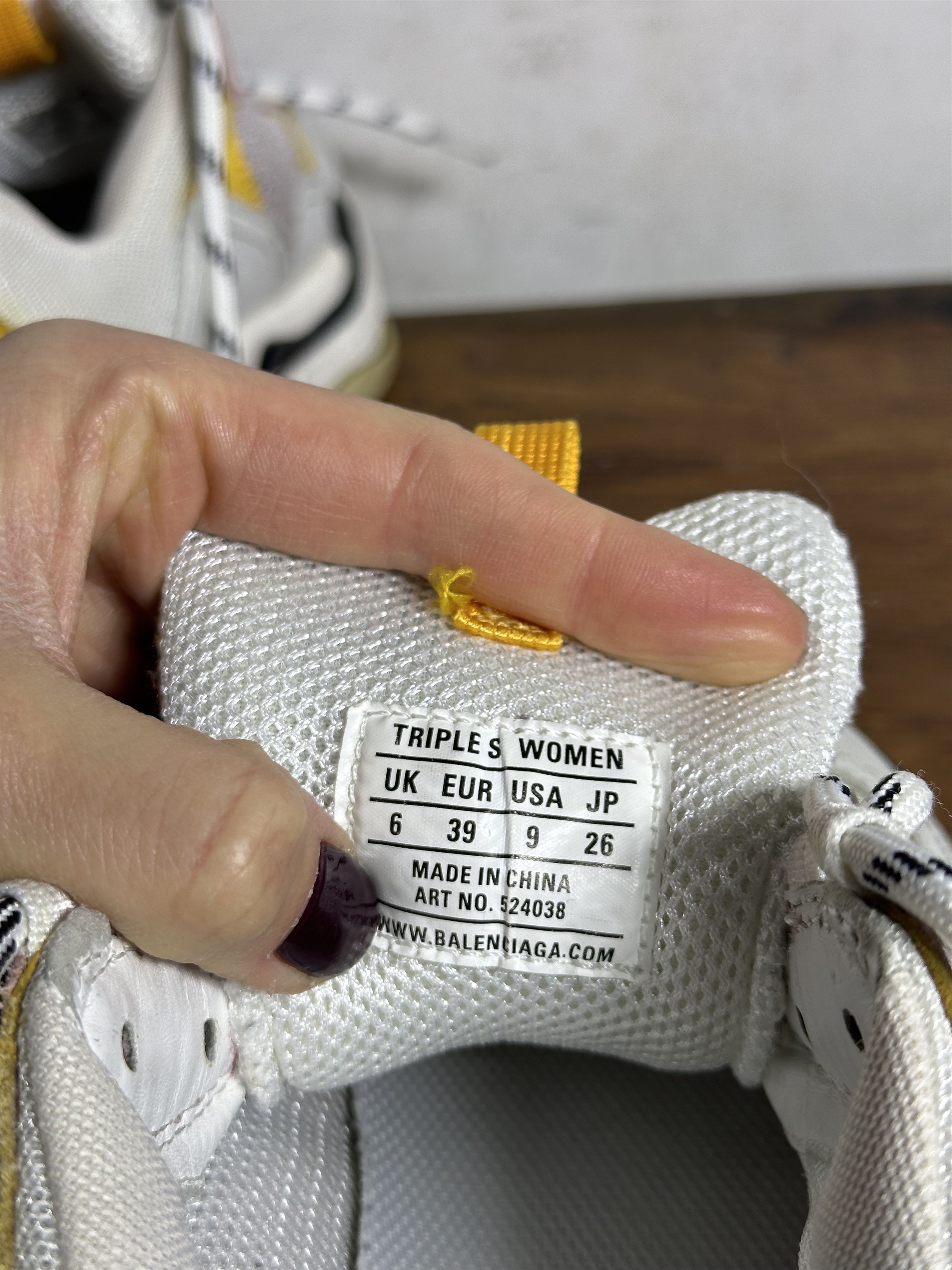 Balenciaga Balenciaga Triple S Yellow White W Size US 9 / IT 39 - 15 Thumbnail
