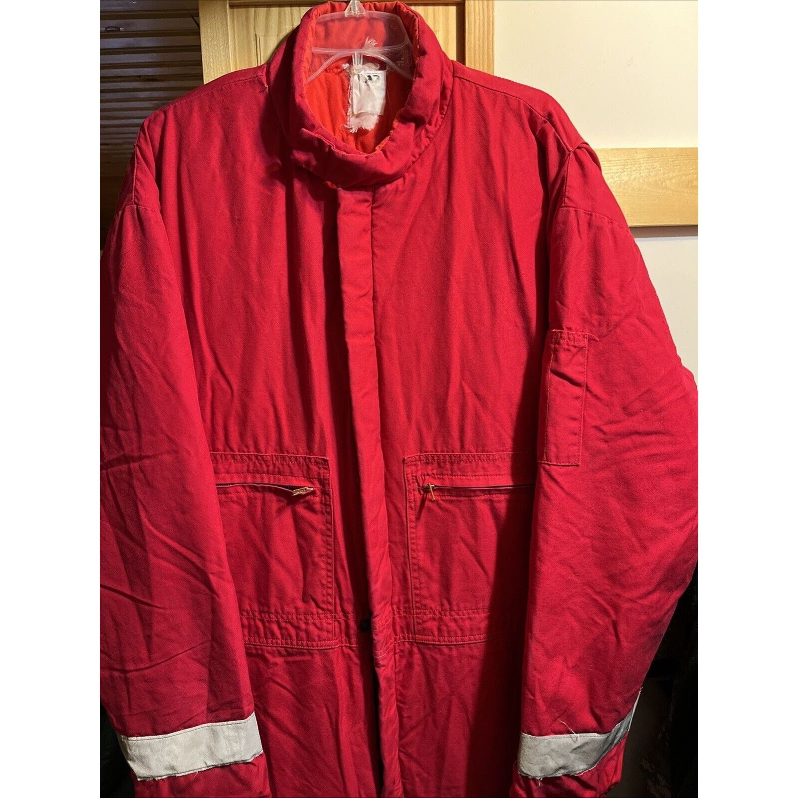 Other Wenaas Halliburton Coveralls Men’s 52x32 Red White Antiflame Size US XL / EU 56 / 4 - 2 Thumbnail