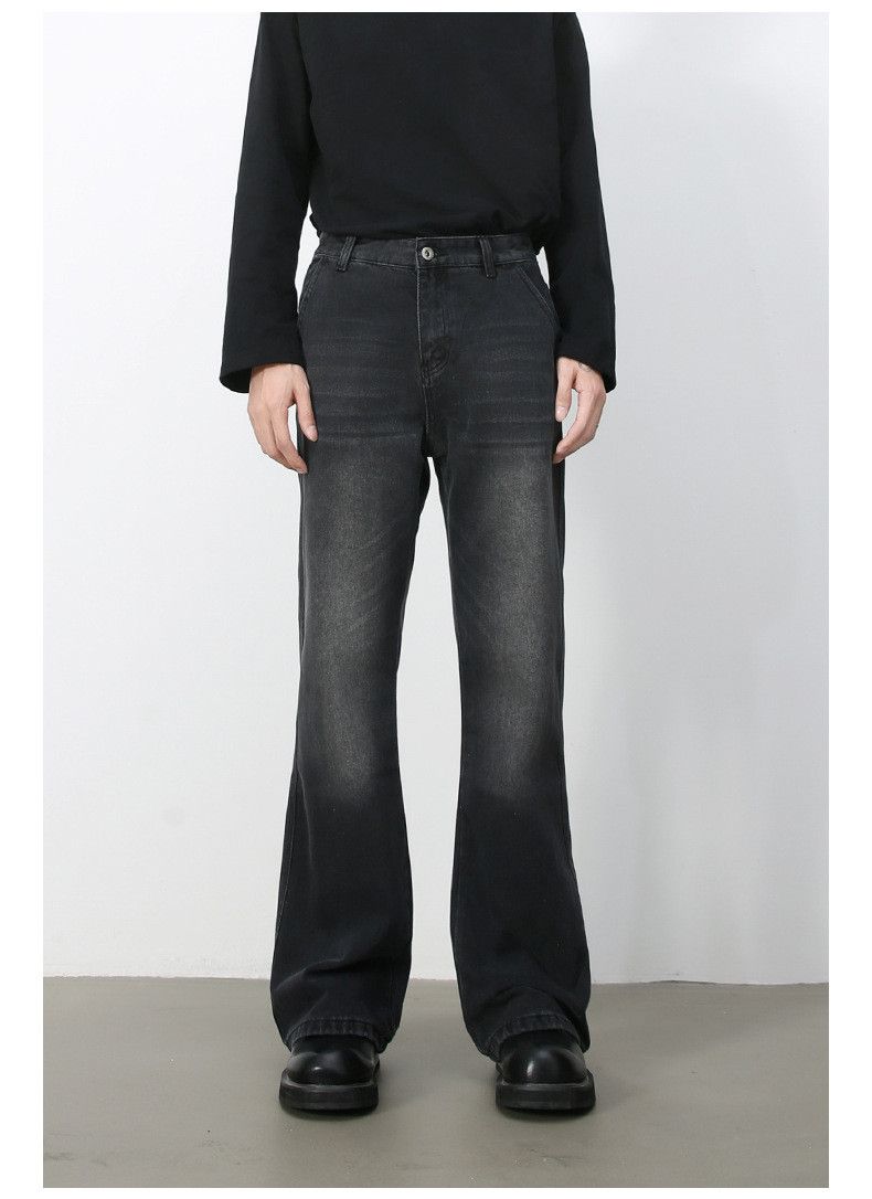 Japanese Brand × Jean × Streetwear Baggy Black Pants