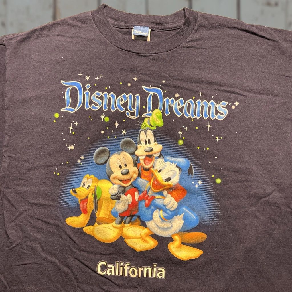 Disney VINTAGE Disney Dreams California Short Sleeve Graphic Print T-Shirt Large Men Blue Disney Mickey Mouse 90s Classic USA Shirt Size US L / EU 52-54 / 3 - 1 Thumbnail