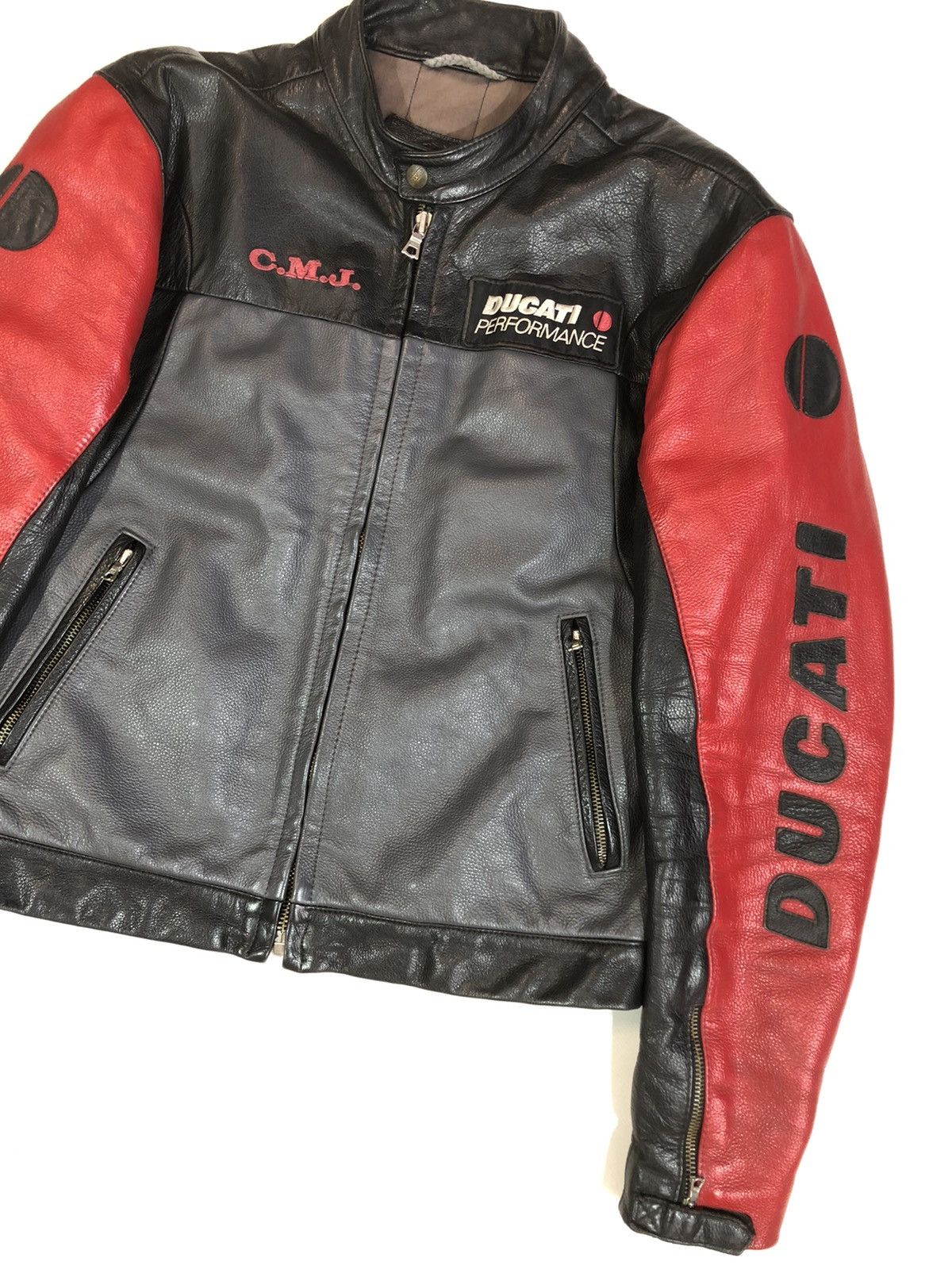 Dainese × Ducati Ducati Dainese Motorcycle Moto leather jacket Racing Vintage Size US XL / EU 56 / 4 - 8 Thumbnail