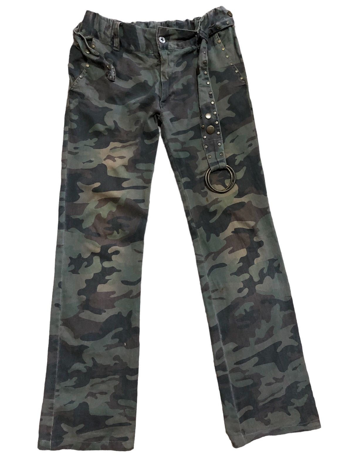If Six Was Nine × Japanese Brand × Le Grande Bleu (L.G.B.) Lowbox Camouflage Boot cut pants Size US 30 / EU 46 - 1 Thumbnail