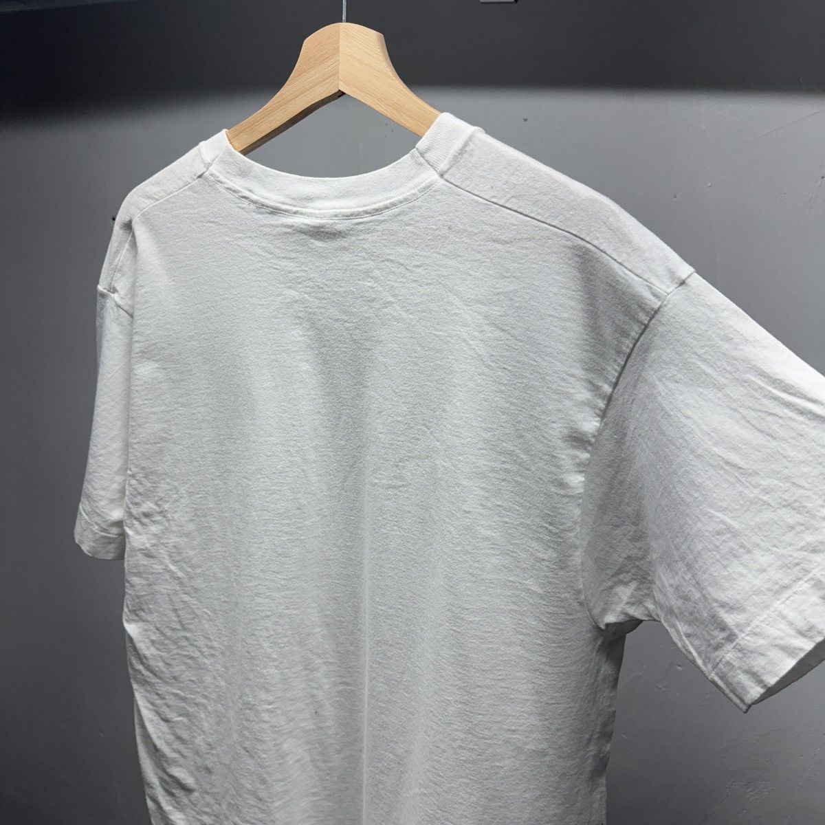 Vintage 90s Faded Blank White Shirt ERD Grunge Chrome Thrashed Size US XL / EU 56 / 4 - 5 Thumbnail