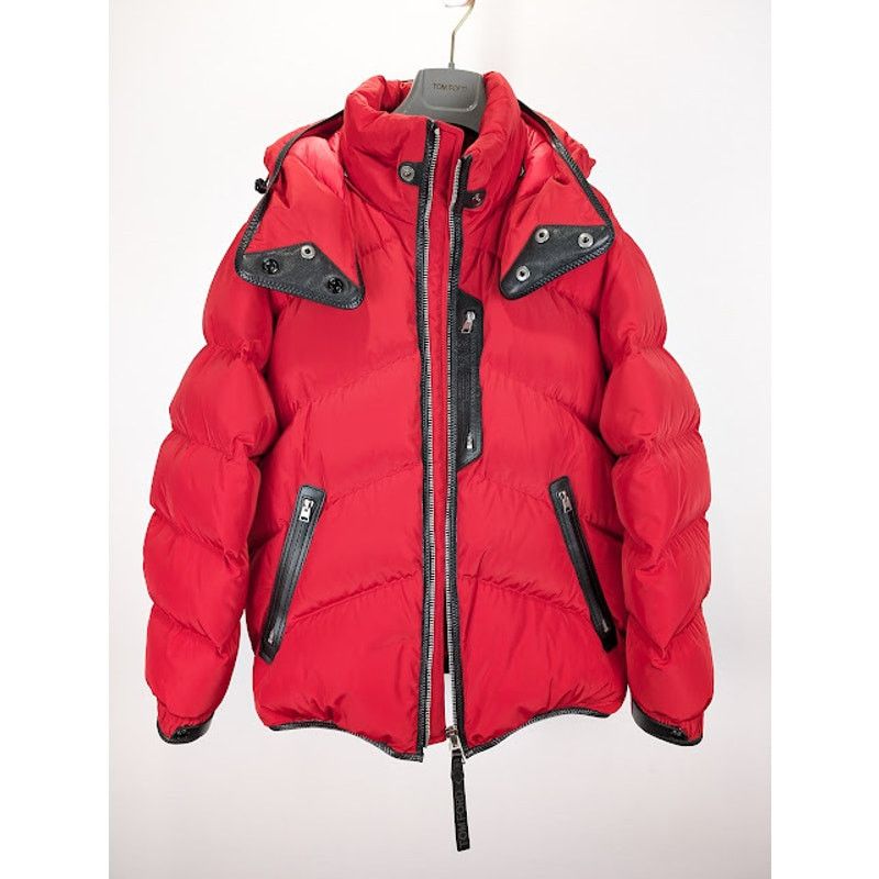 Tom Ford o1rshd1 Puffer Jacket in Candy Red Size US M / EU 48-50 / 2 - 12 Thumbnail
