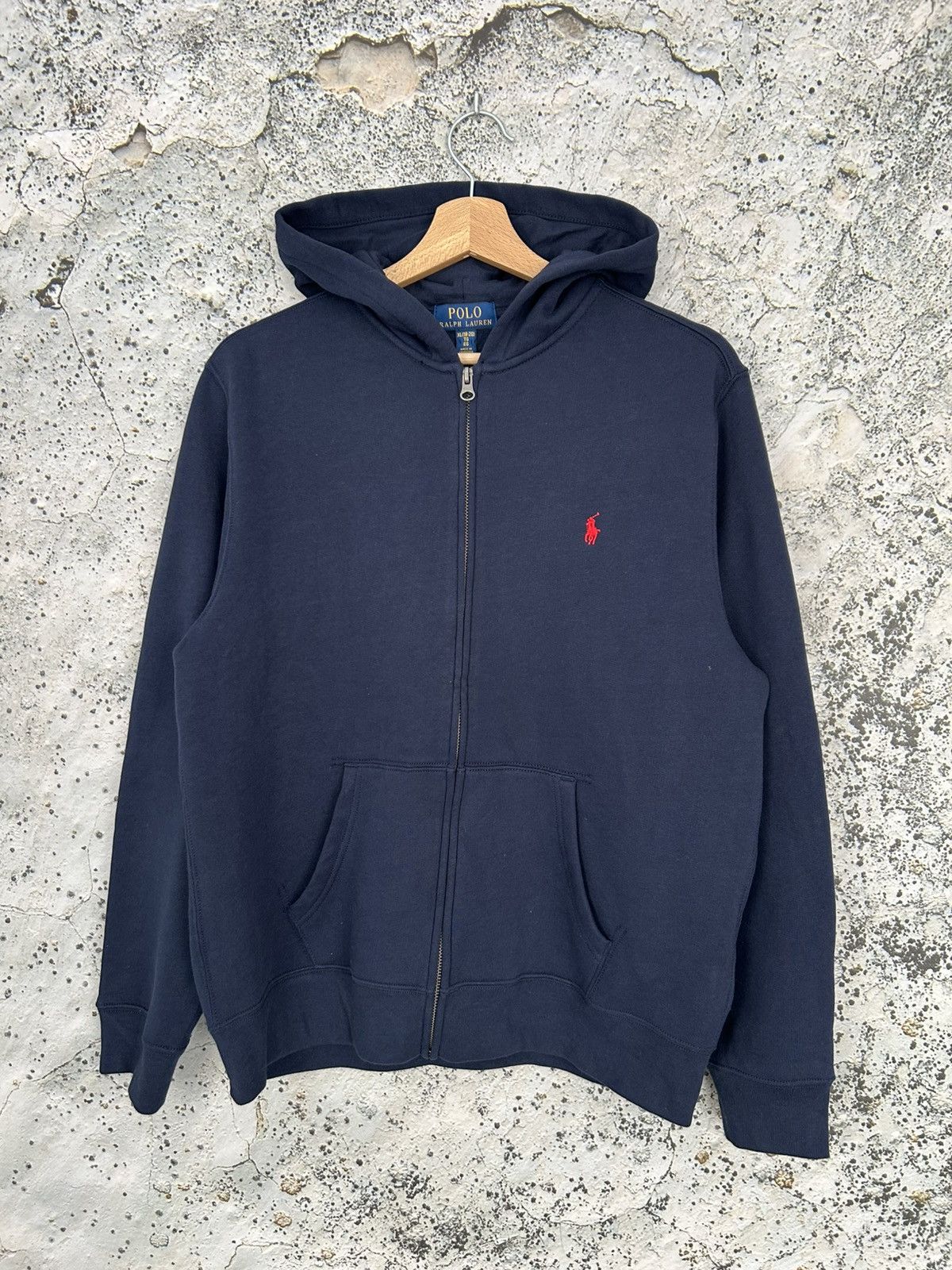 Polo Ralph Lauren Polo Ralph Lauren Vintage Zip Hoodie Basic Logo Hype Skate Size US S / EU 44-46 / 1 - 1 Thumbnail