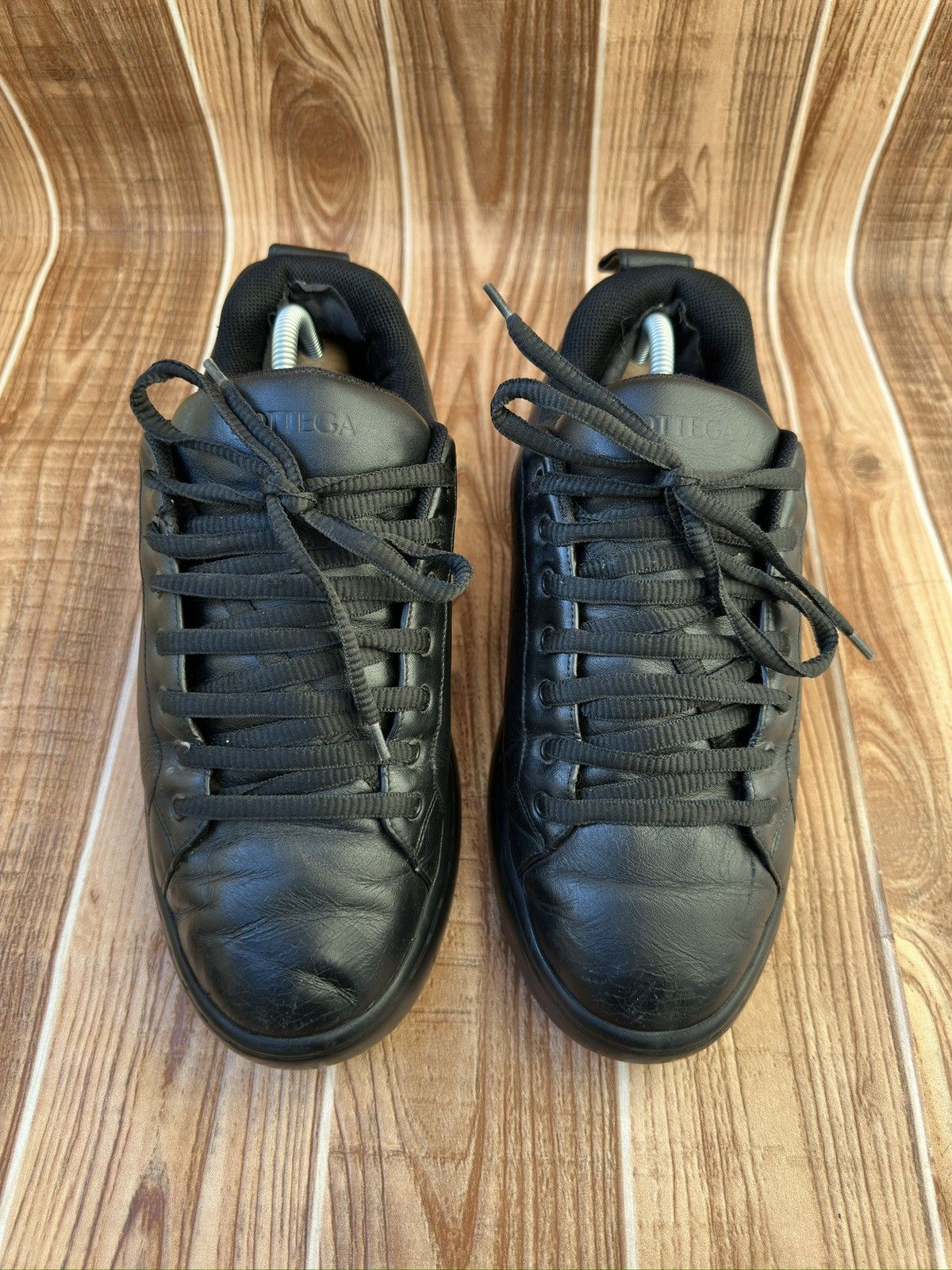 Bottega Veneta Bottega Veneta Pillow Sneaker Black Natural Rubber lowtops Size US 11 / EU 44 - 1 Thumbnail