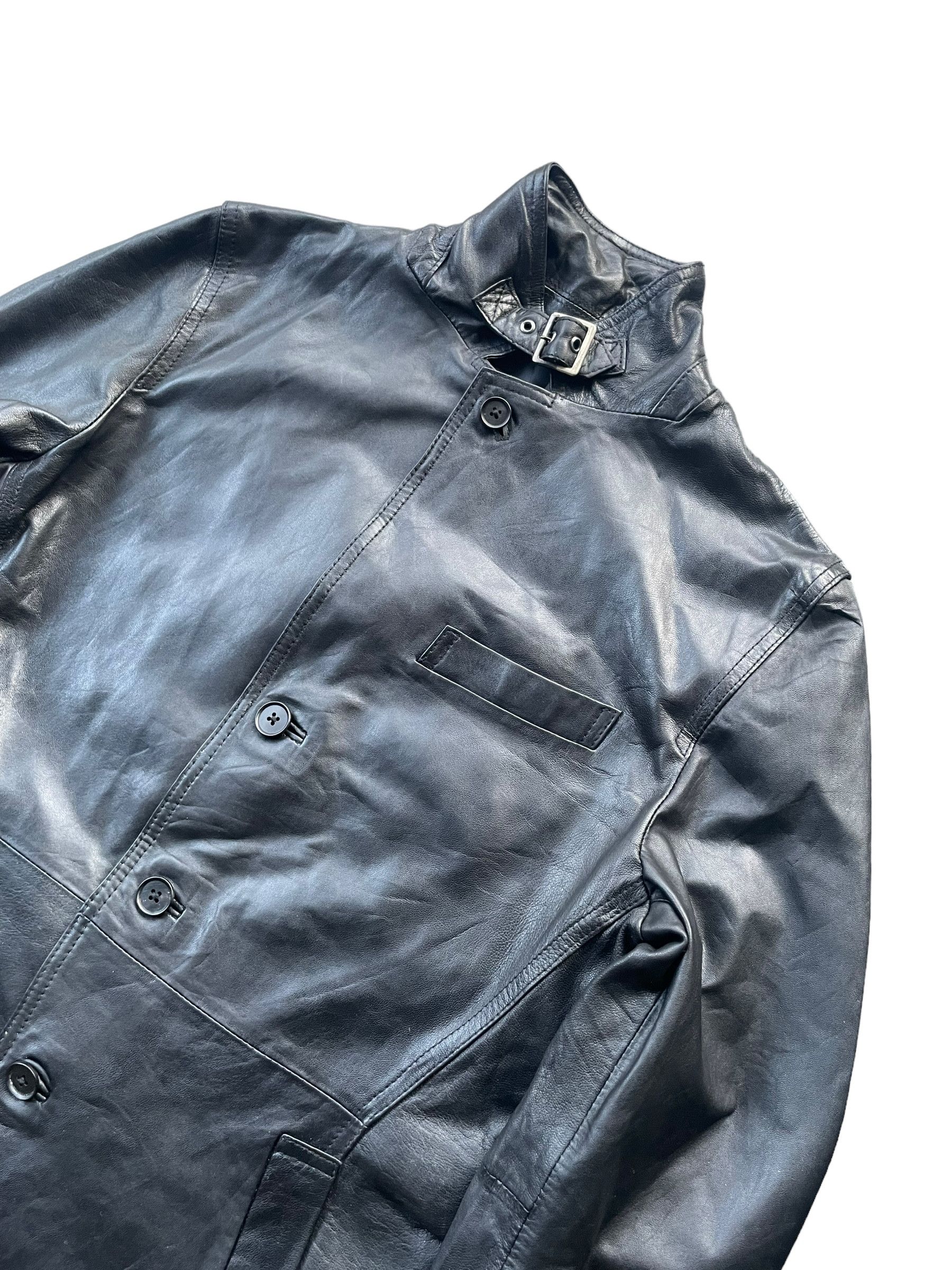 Japanese Brand The Suit Company Coat Leather Jacket Size US M / EU 48-50 / 2 - 2 Thumbnail