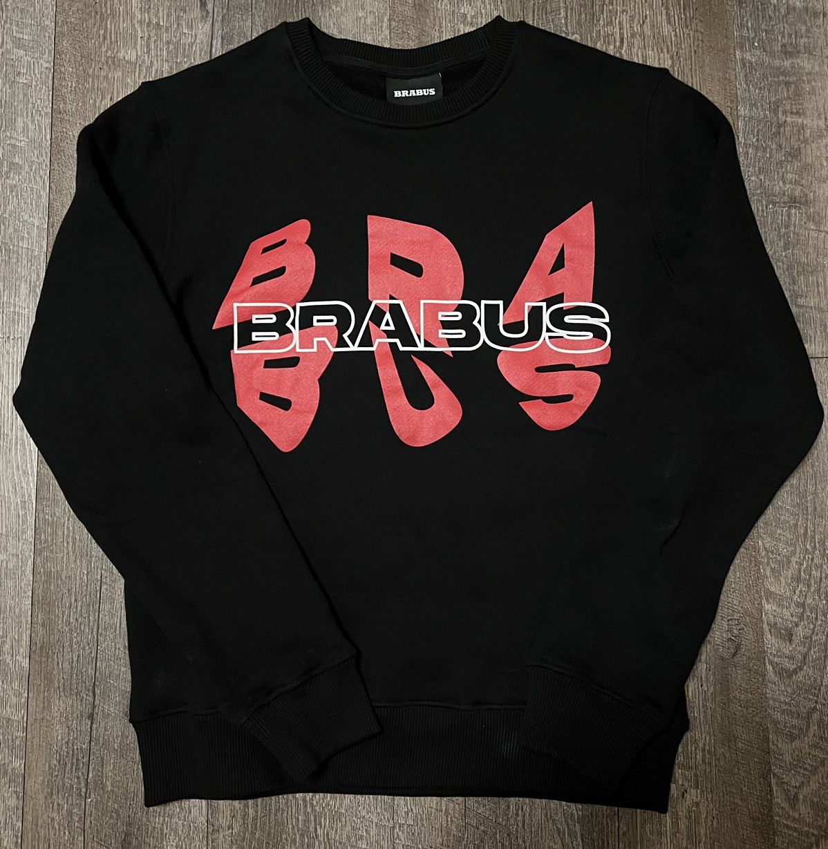 Other Brabus Warped Logo Crewneck Sweater size Small Size US S / EU 44-46 / 1 - 1 Thumbnail