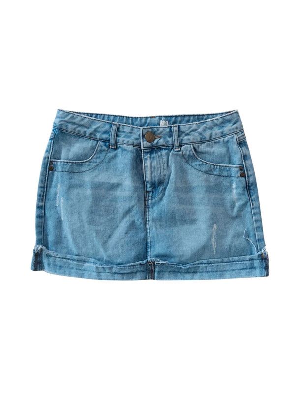 Vintage Vintage denim mini skirt Size 27" / US 4 / IT 40 - 1 Thumbnail