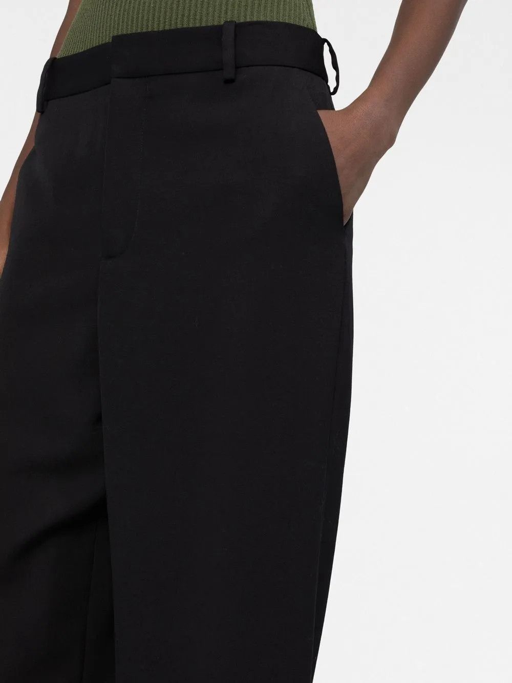 Balmain o1y0625 Casual Pant in Black Size 28" / US 6 / IT 42 - 2 Thumbnail