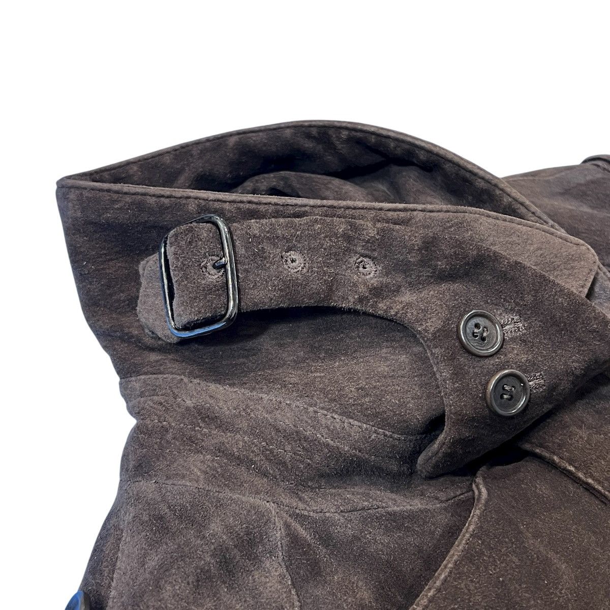 Helmut Lang HELMUT LANG 2004AW Suede Leather Coat Jacket Size US S / EU 44-46 / 1 - 4 Thumbnail