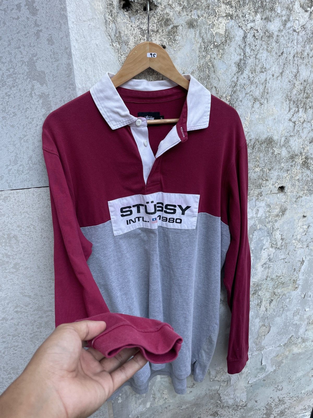 Stussy Big Stripe Rugby | Grailed