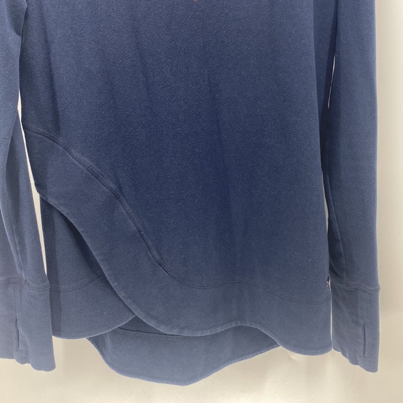 Sweaty Betty Sweaty Betty Navy Blue Escape Luxe Italian Fleece Hoodie Size S / US 4 / IT 40 - 4 Thumbnail