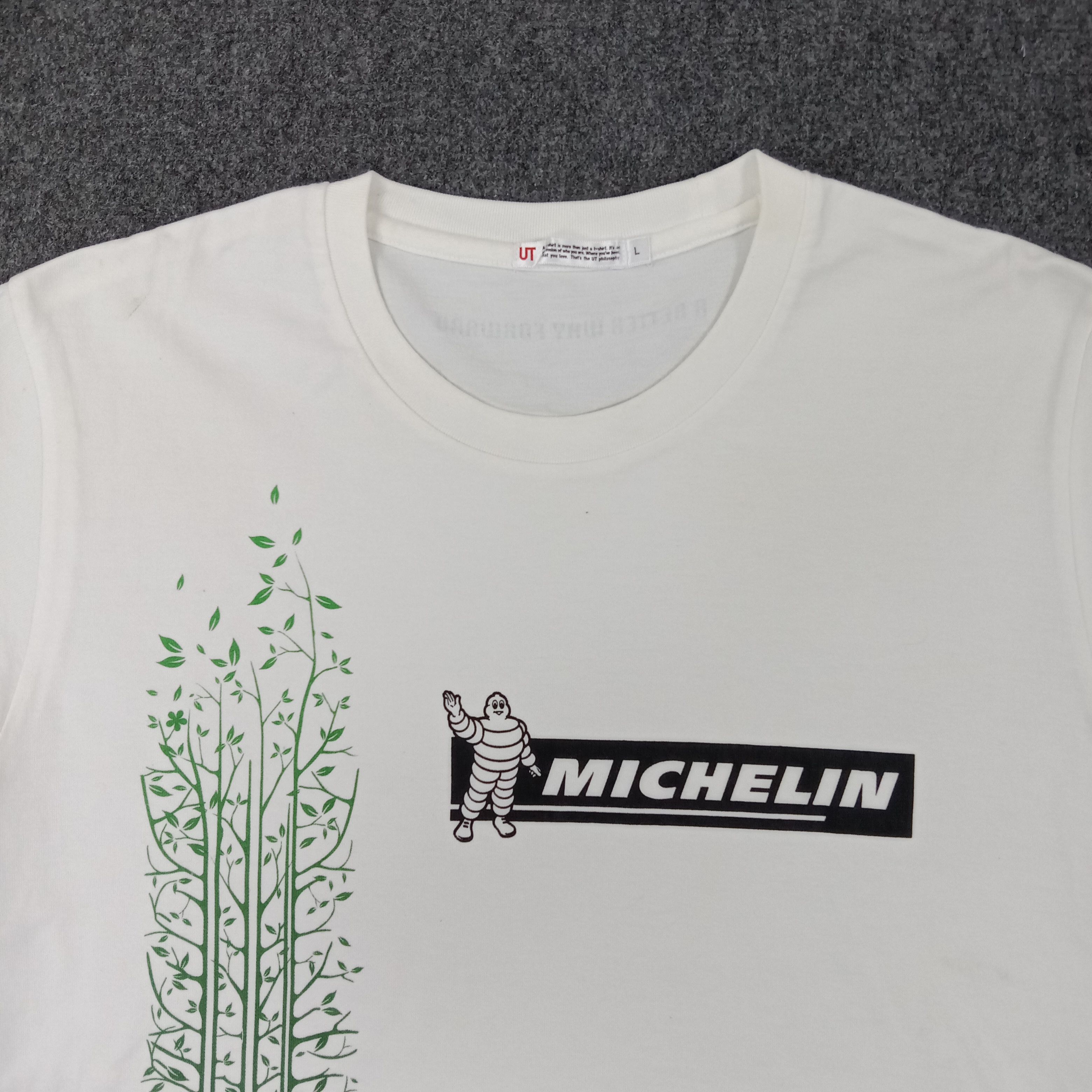 Uniqlo × Vintage Michelin Racing Tyre Motorsports Uniqlo Tshirt Size US M / EU 48-50 / 2 - 3 Thumbnail