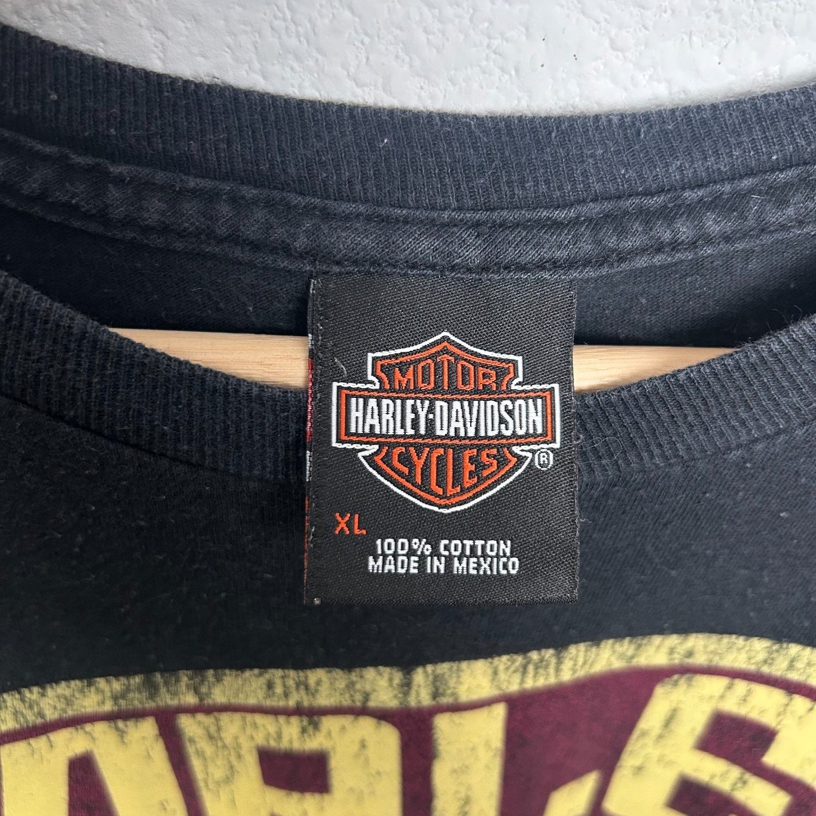 Harley Davidson Harley Davidson Tee Shirt Mens XL Black VA- Live to Ride Size US XL / EU 56 / 4 - 3 Thumbnail