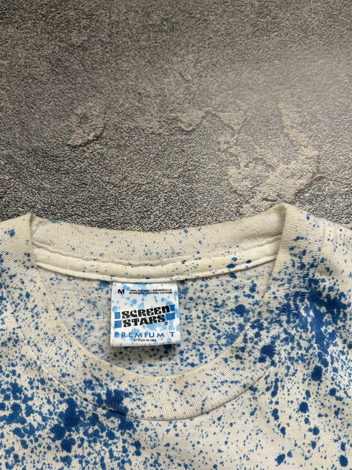 Vintage Vtg 90s Screen Stars The Rock Doctors Splatter T-Shirt M Size US M / EU 48-50 / 2 - 3 Thumbnail