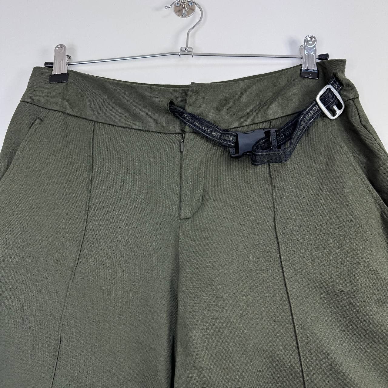 Adidas Adidas Originals Shorts Mens Olive Belted Casual Streetwea S Size US 36 / EU 52 - 2 Thumbnail