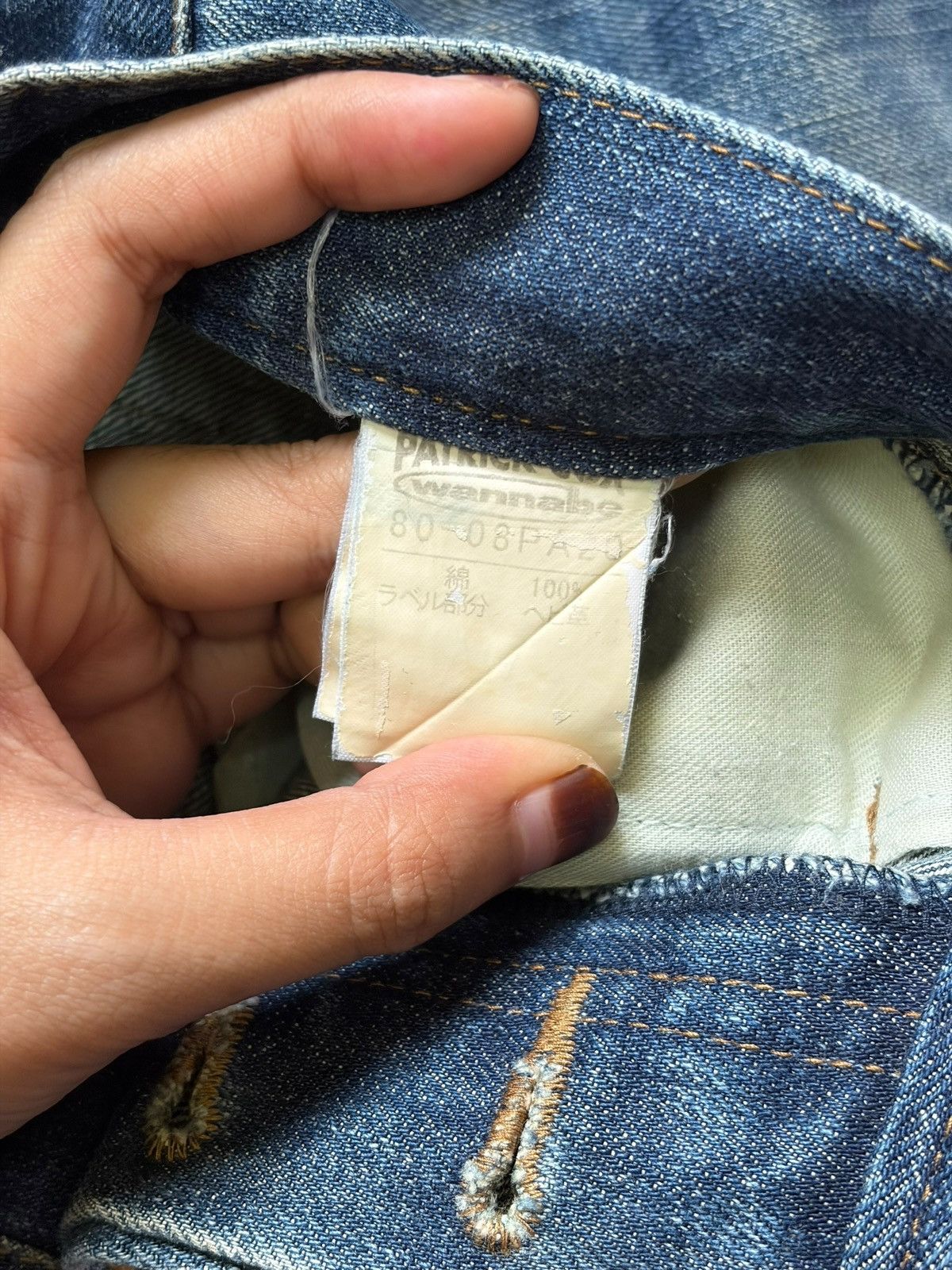 Patrick Cox Vintage Patrick Cox Wannabe Faded Wash Distress Jeans Size US 32 / EU 48 - 5 Thumbnail