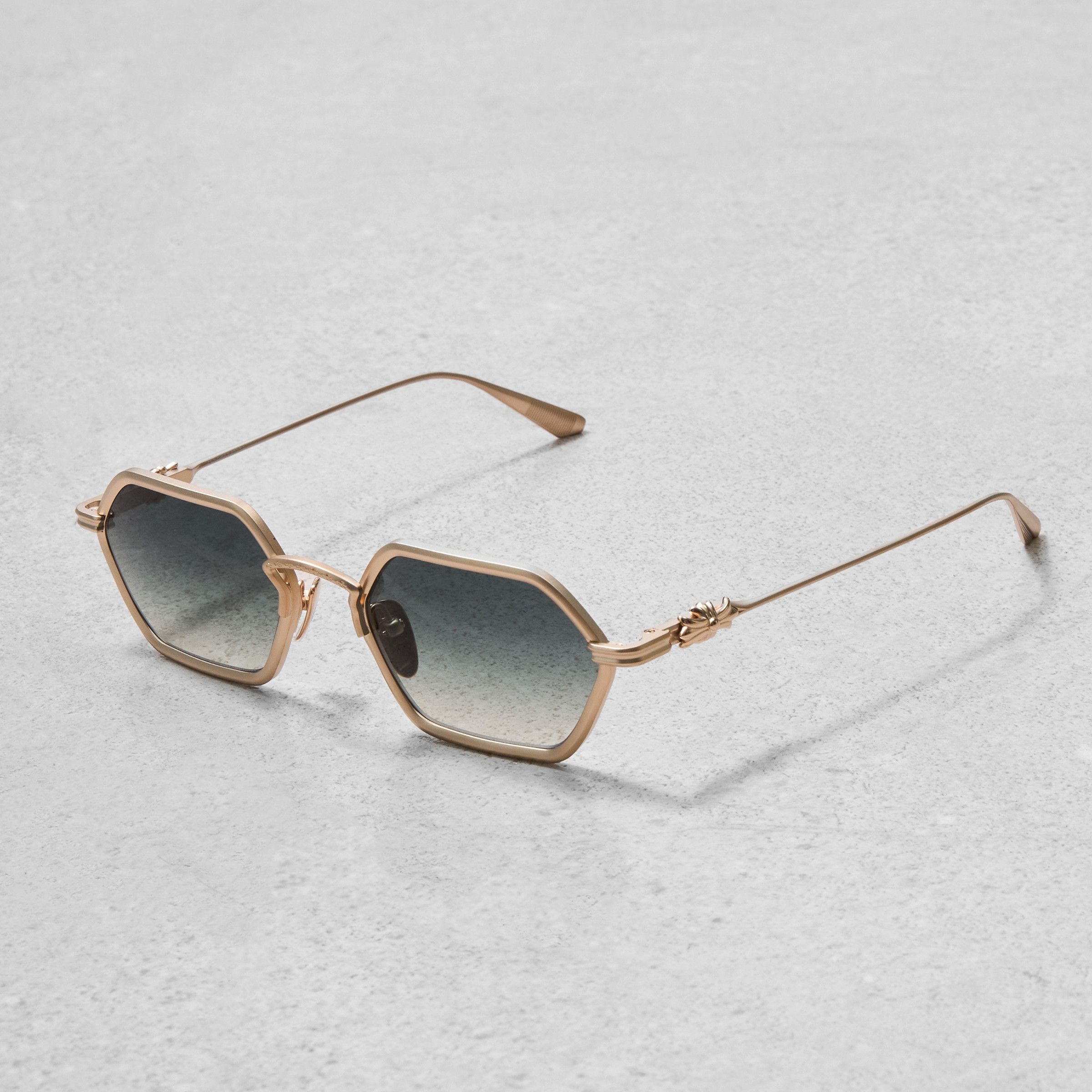 CHROME HEARTS DATASS MATTE GOLD PLATED
