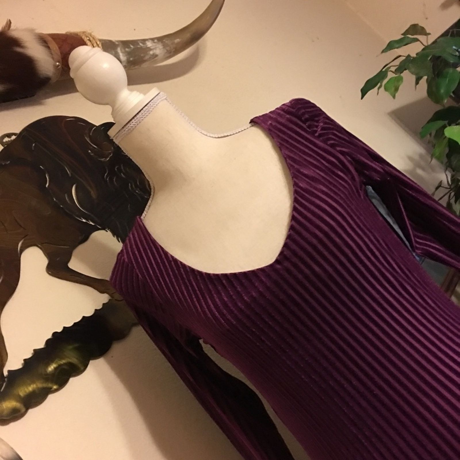 Other Moda international purple stretch velvet top S Size S / US 4 / IT 40 - 2 Thumbnail