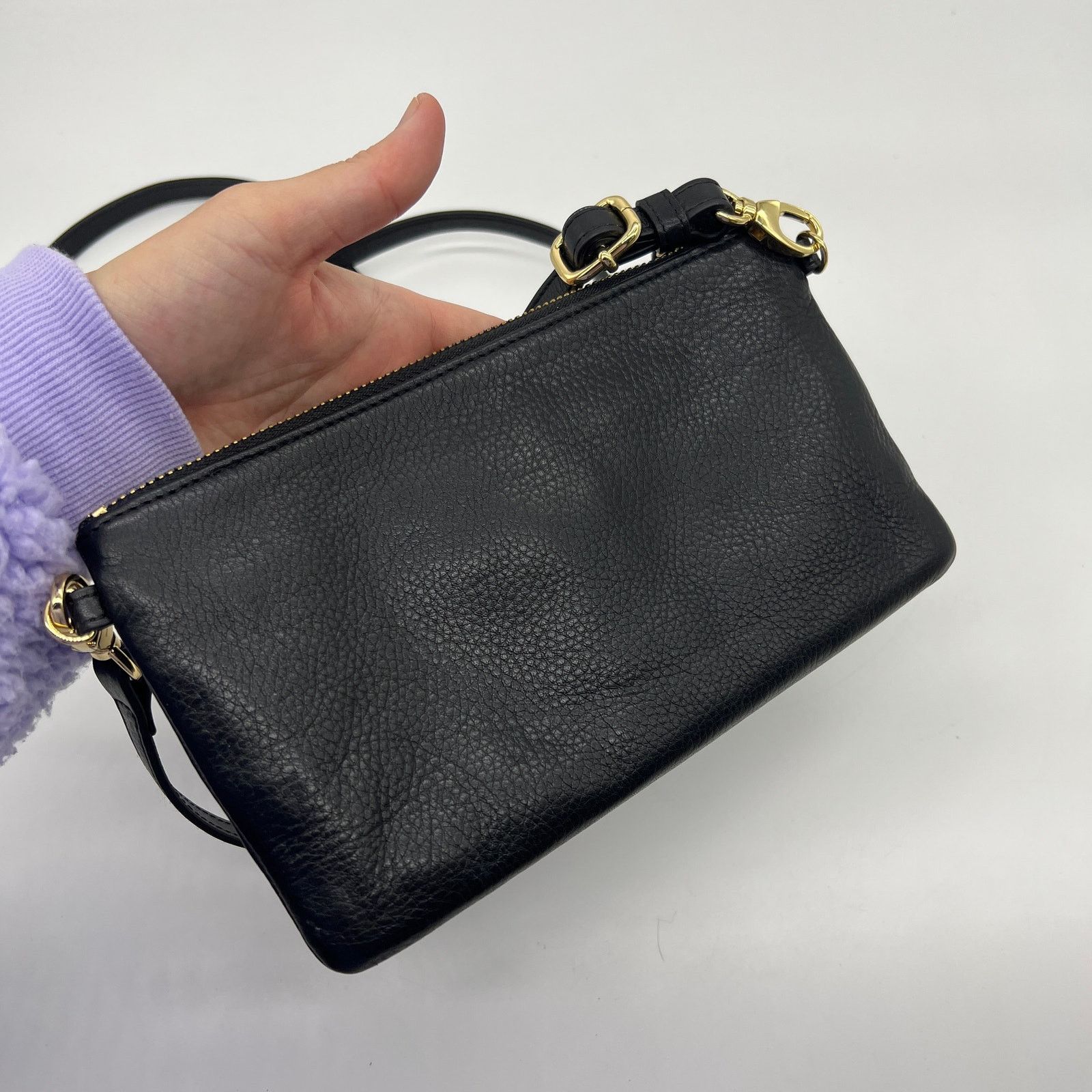Other LODIS Women Crossbody Purse Black Leather Small Handbags Size ONE SIZE - 2 Thumbnail