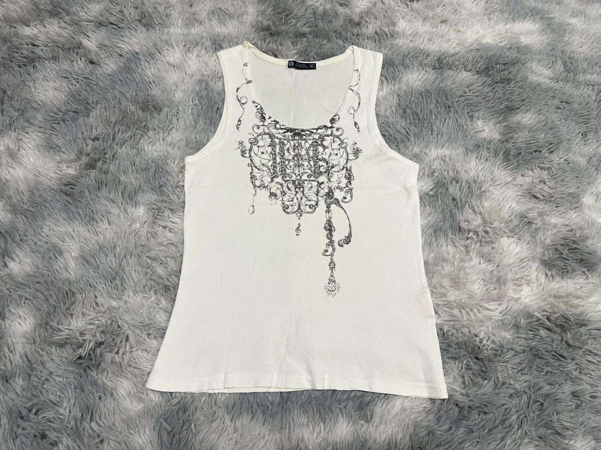 If Six Was Nine 🔥Sick Y2K Custom Culture Tribal Ribbed Gank Top Goth Punk Size US S / EU 44-46 / 1 - 1 Thumbnail