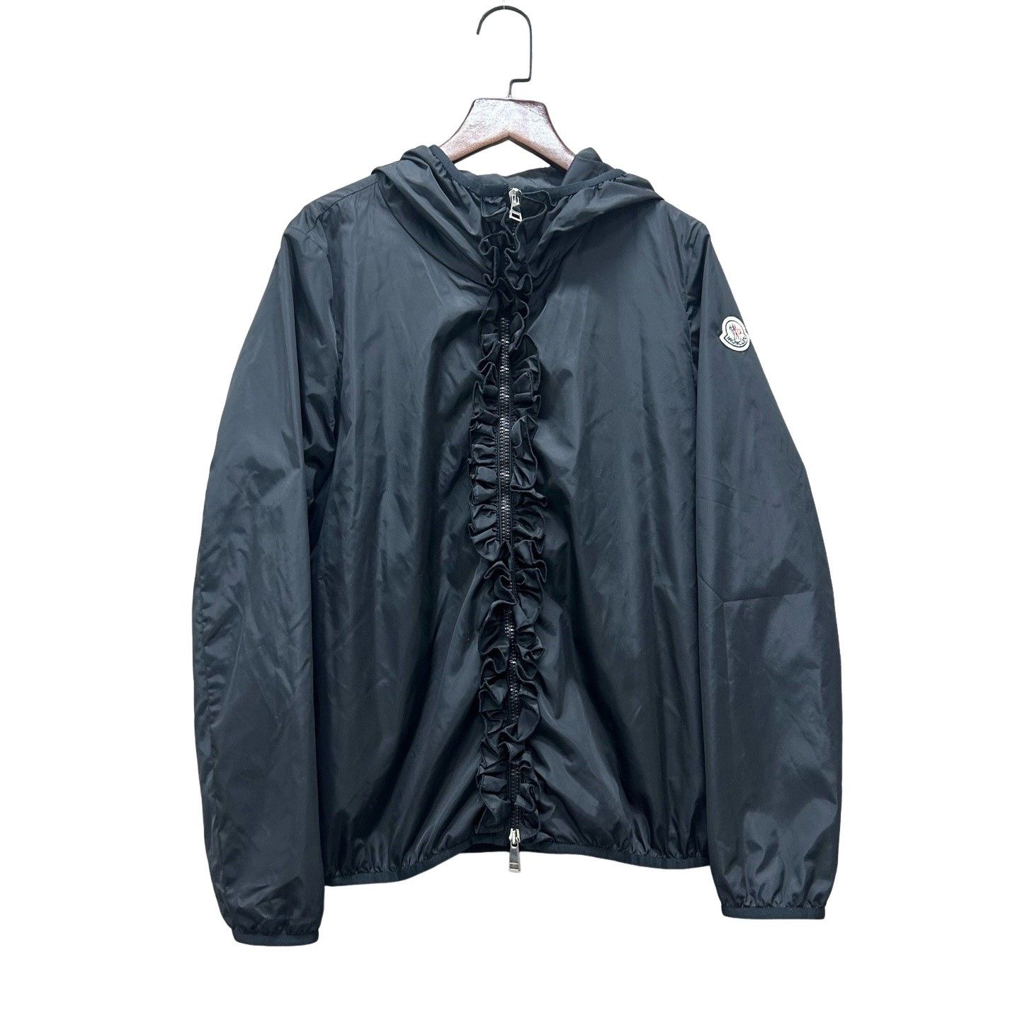Moncler Moncler Ruffle Detail Light Jacket Size XS Size XS / US 0-2 / IT 36-38 - 1 Thumbnail