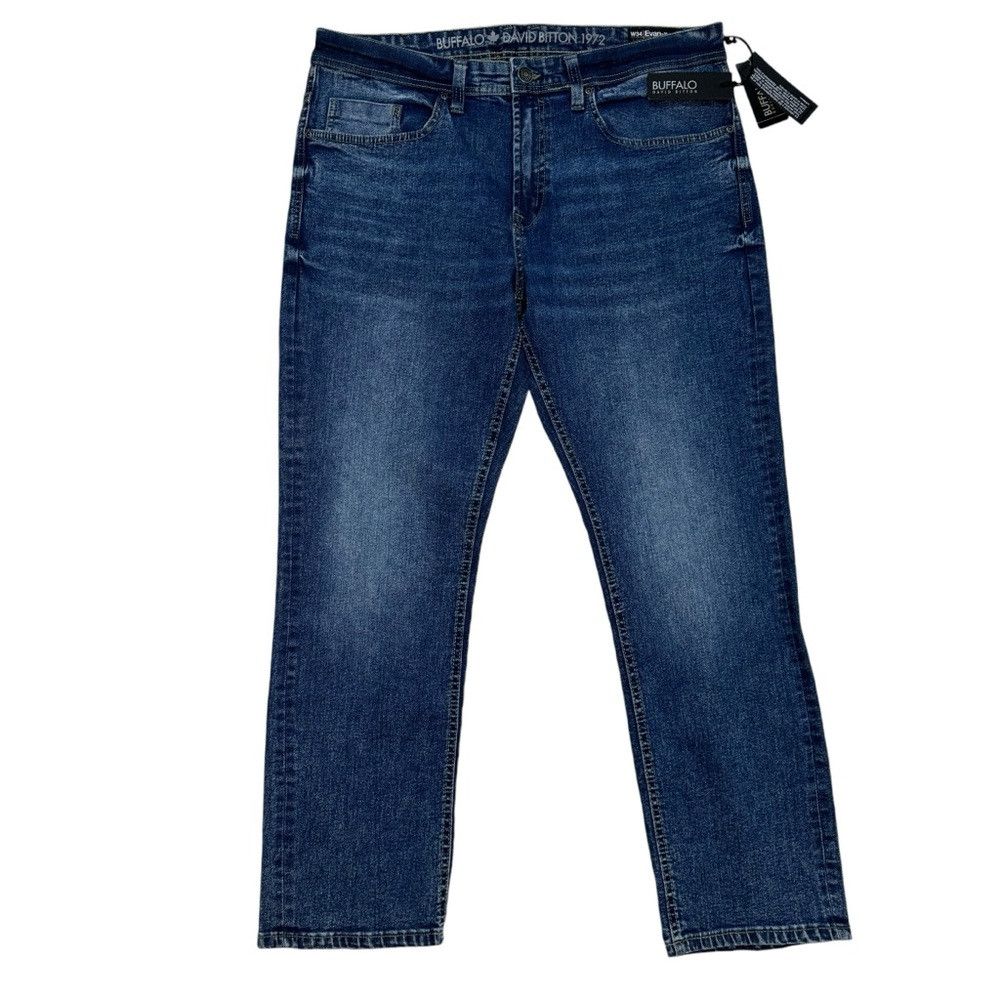 Buffalo David Bitton NWT New $109 BUFFALO David Bitton Evan-X Slim Straight Jean Size US 34 / EU 50 - 2 Thumbnail